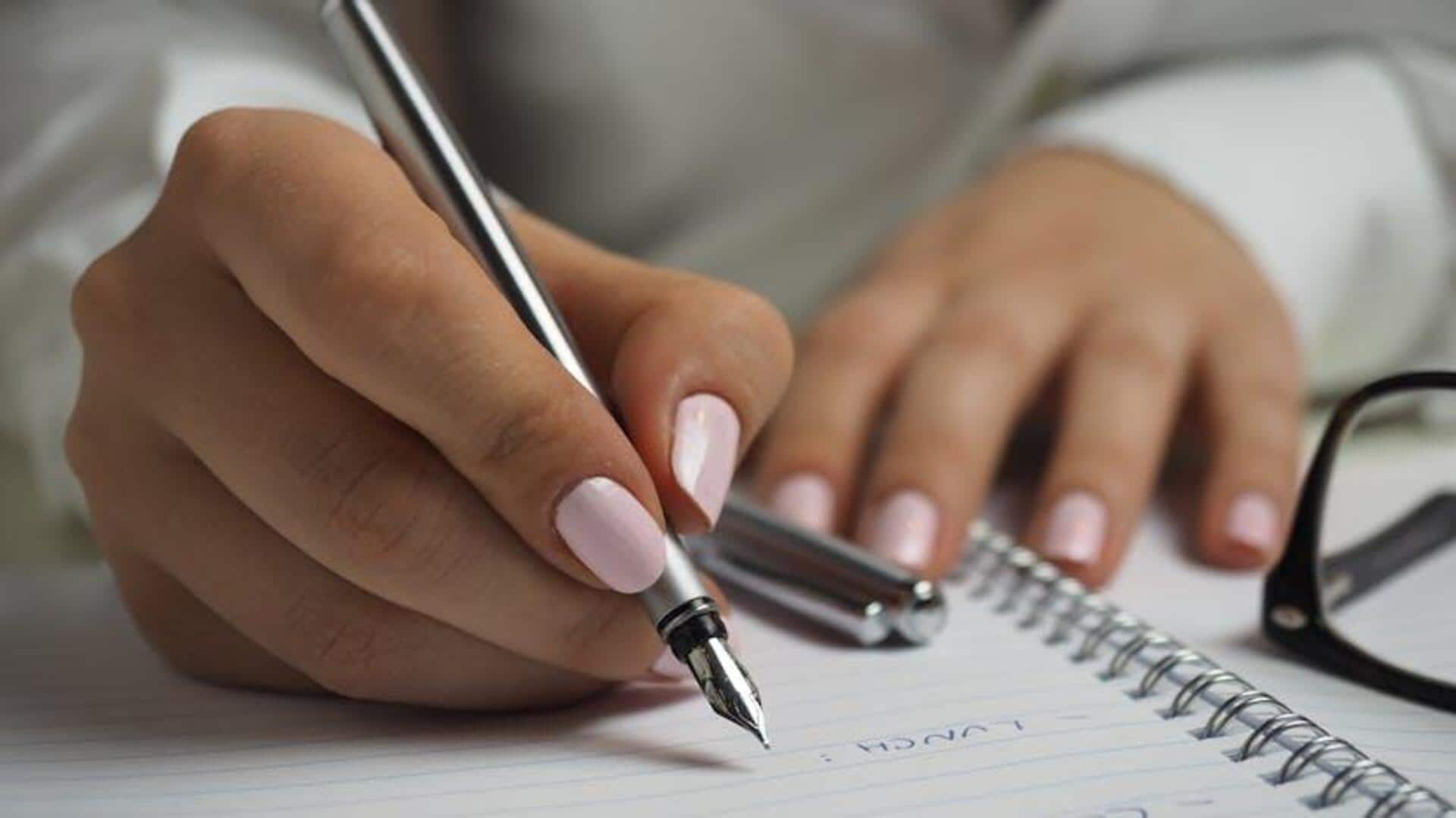 How to practice mindful handwriting
