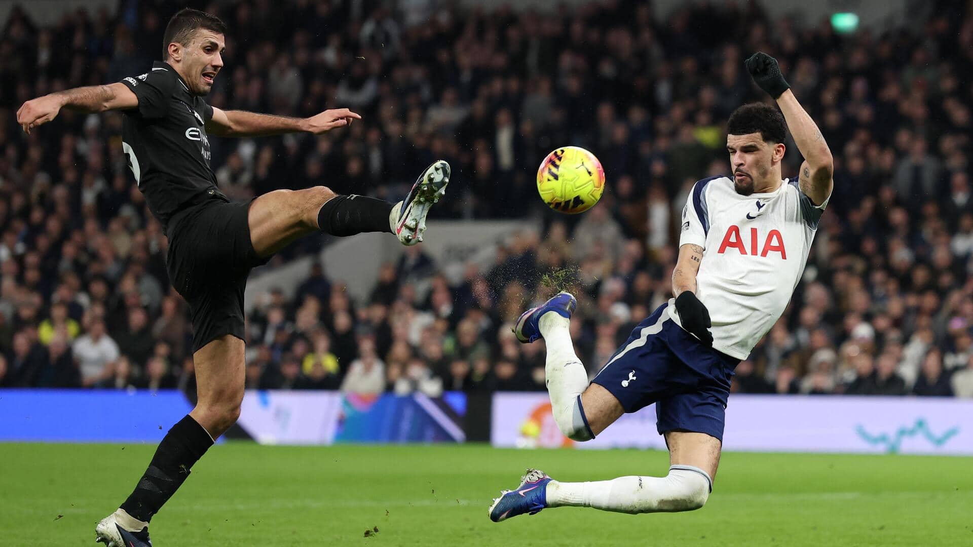 Premier League, Tottenham Hotspur hold Manchester City 2-2: Key stats