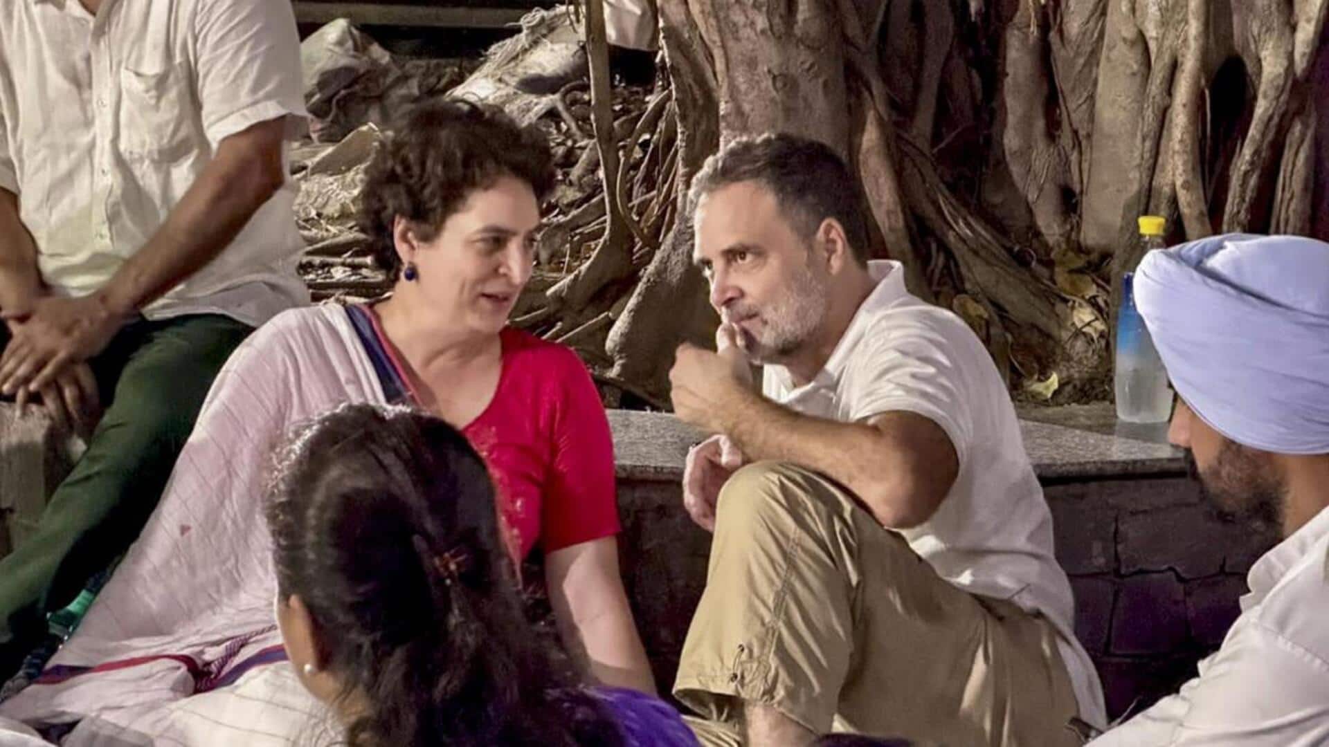 FIR against Rahul, Priyanka after entering Akashvani Bhawan without permission 