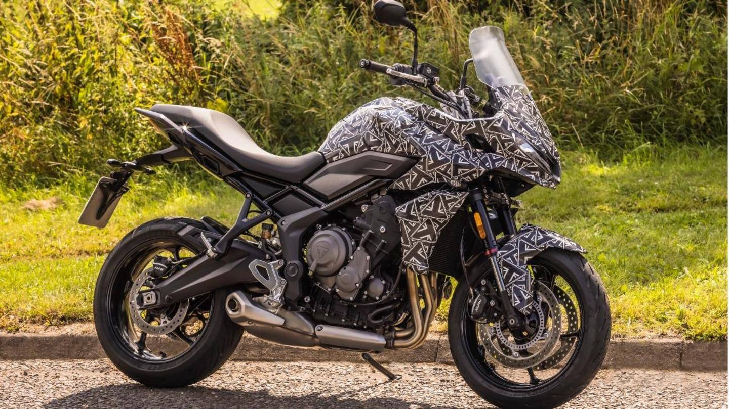 The bike will have a windscreen and a stepped-up seat The bike will have a windscreen and a stepped-up seat
