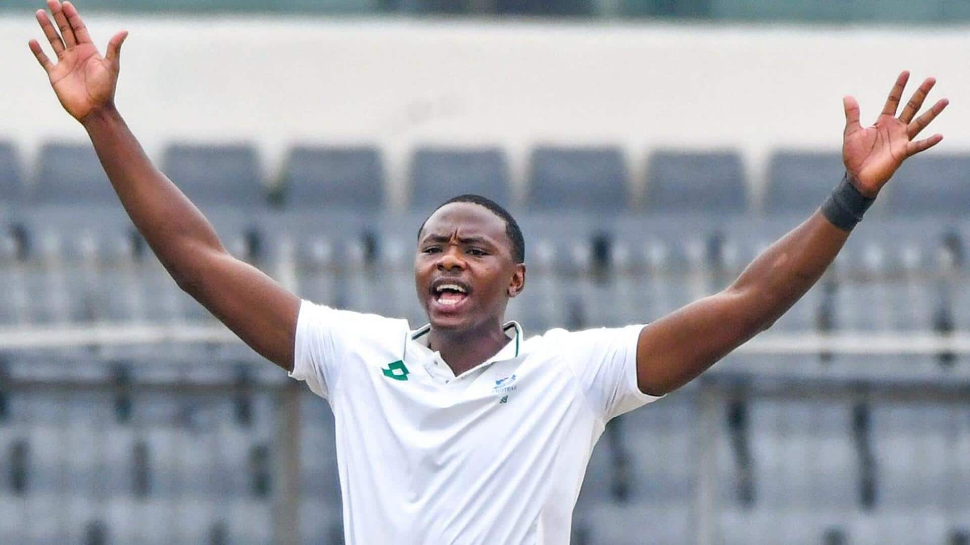 Kagiso Rabada guides SA to victory over Bangladesh, breaks records 