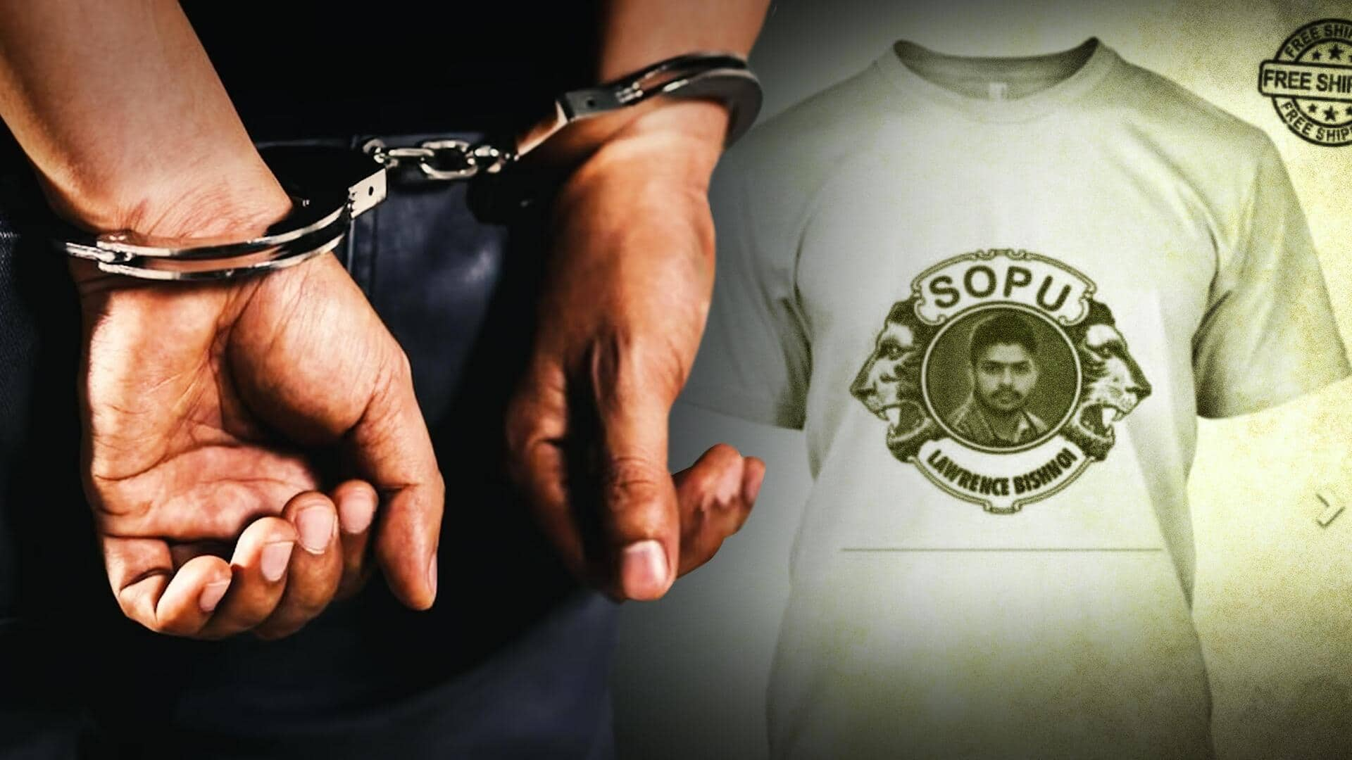 FIR registered against e-commerce sites for selling Lawrence Bishnoi T-shirts