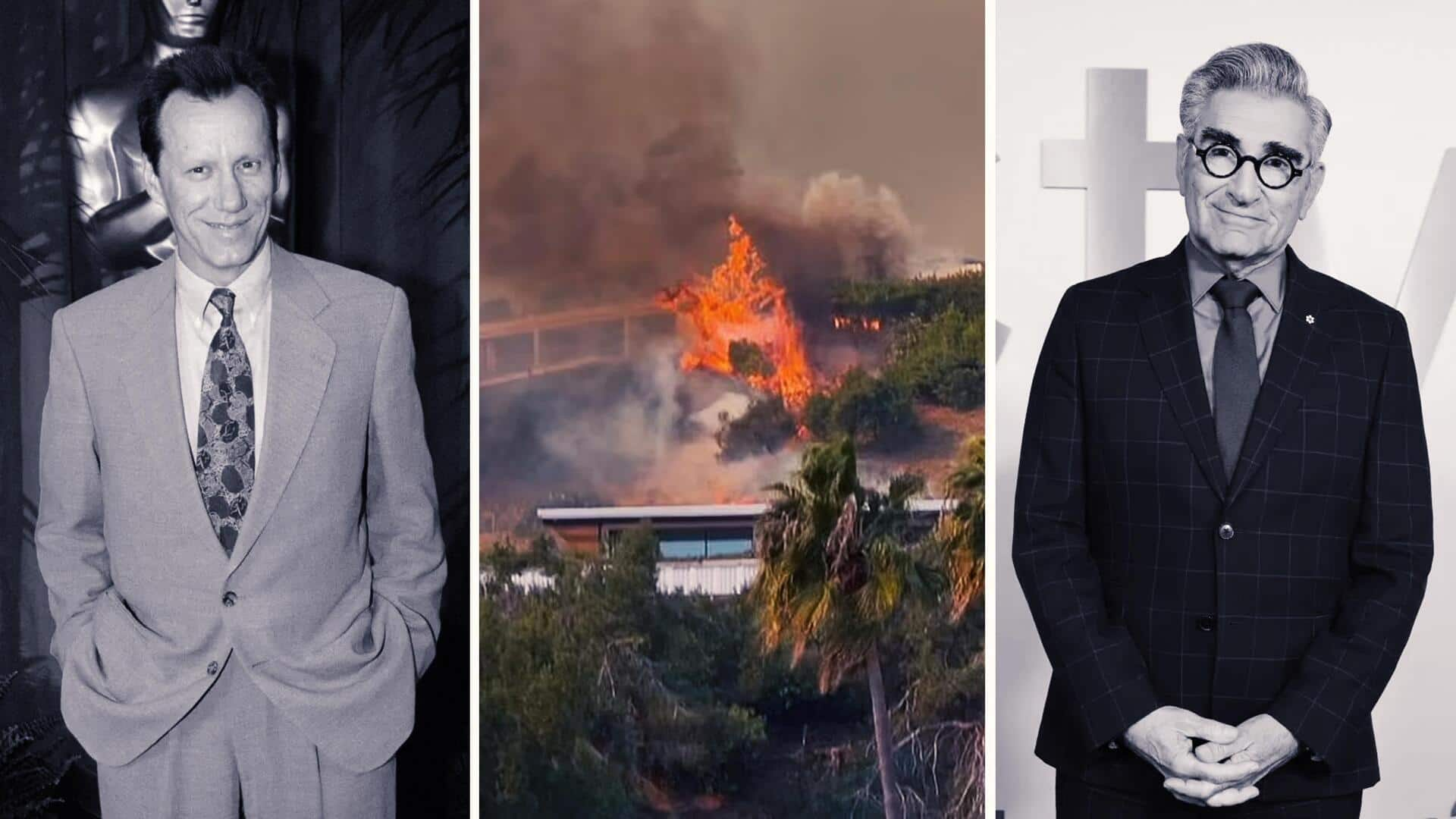 Massive LA wildfire forces Eugene Levy, James Woods to flee