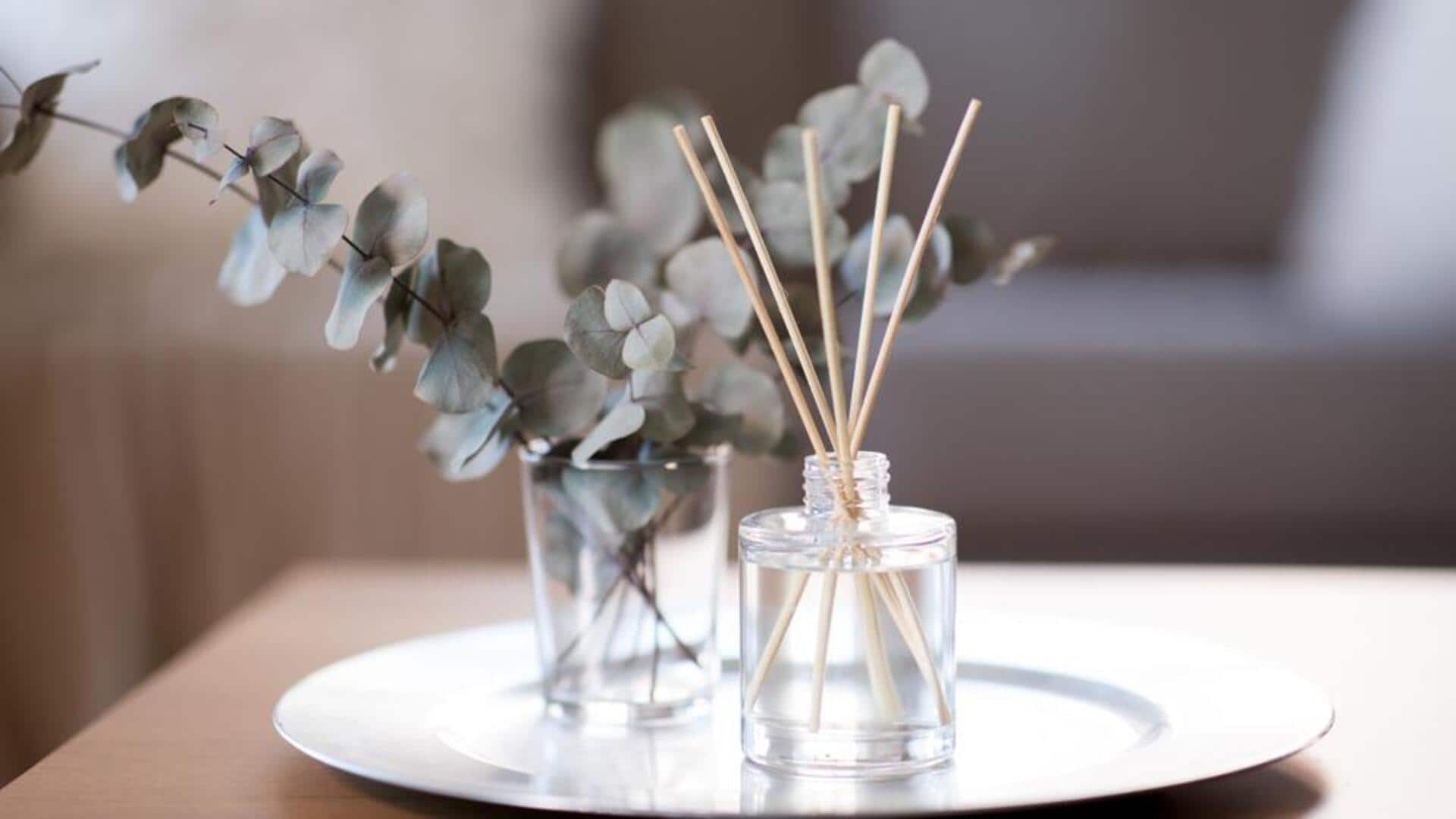 Make your own reed diffusers for a peaceful, relaxing vibe