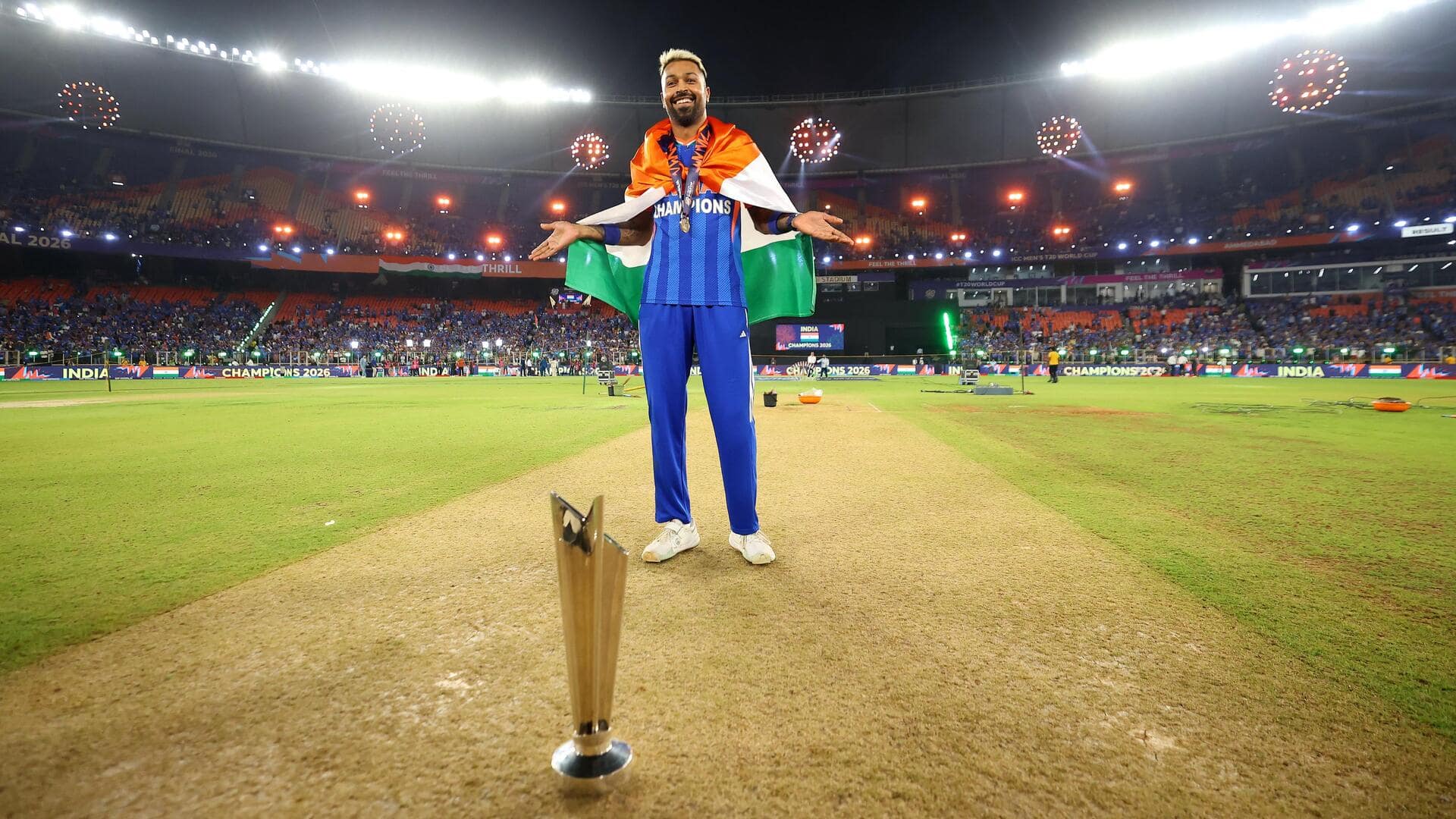 Complaint filed against Hardik Pandya for insulting national flag