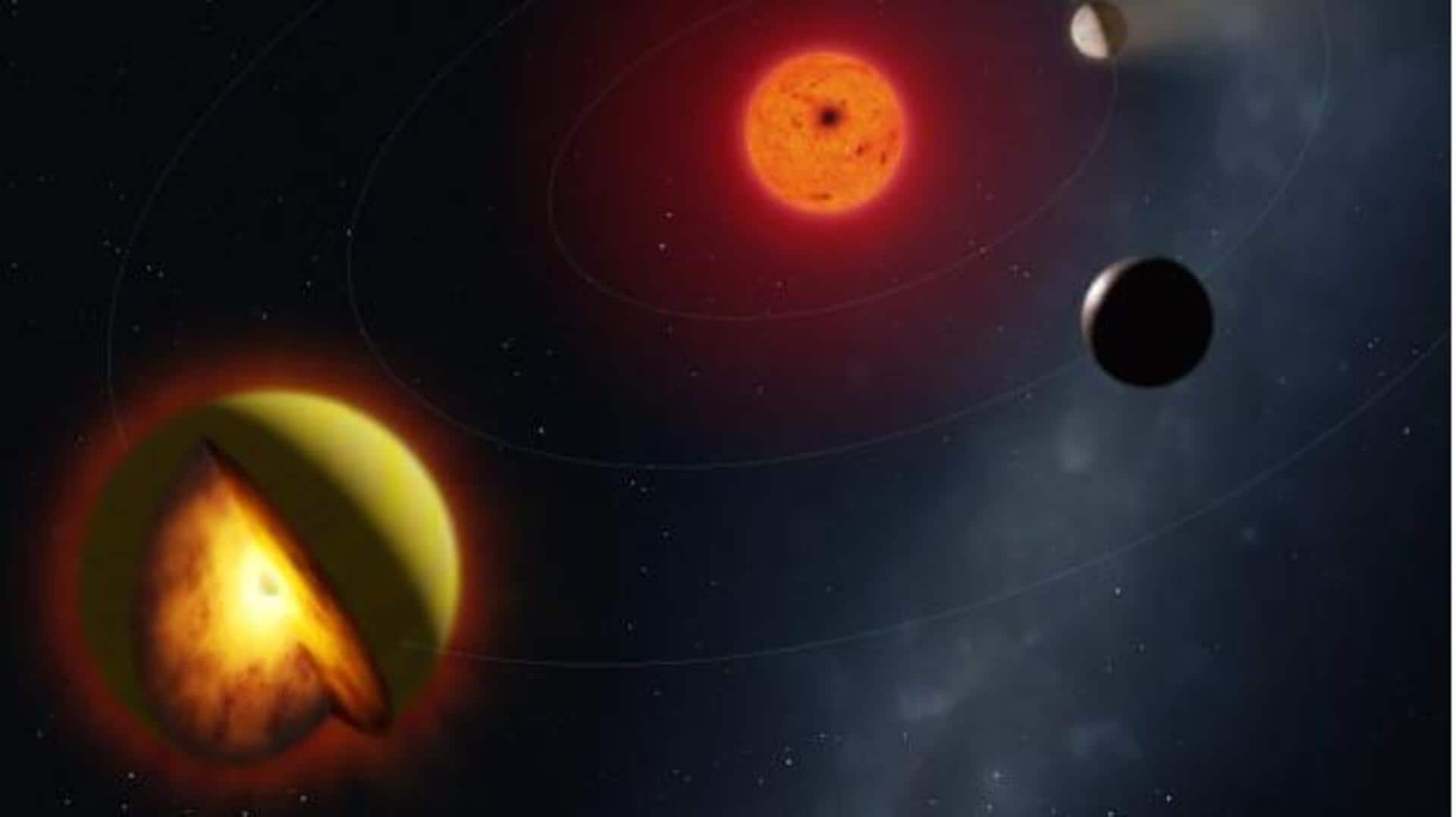 This planet, 35 light-years away, is made of molten lava