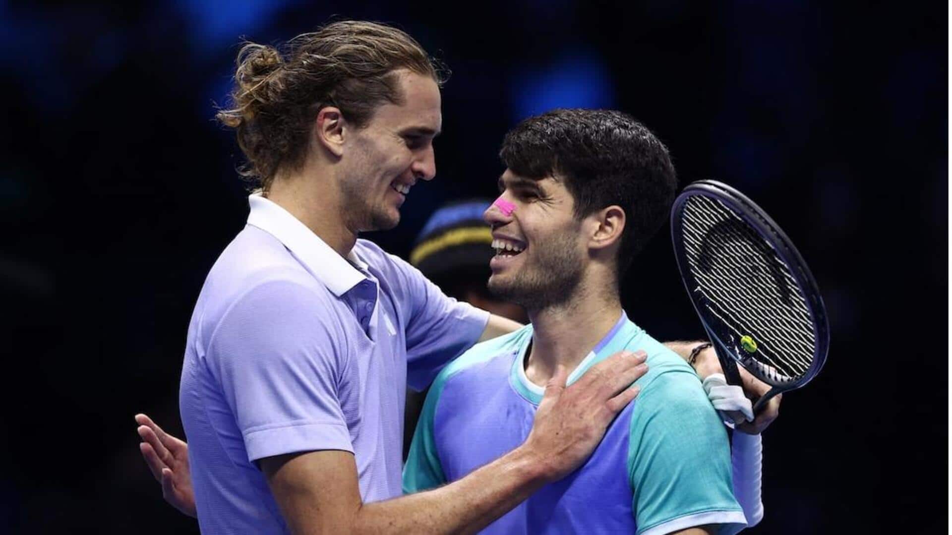 Carlos Alcaraz hails Alexander Zverev as 'world's best player'