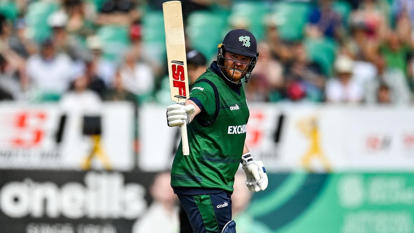 Paul Stirling slams his 13th ODI century: Key stats