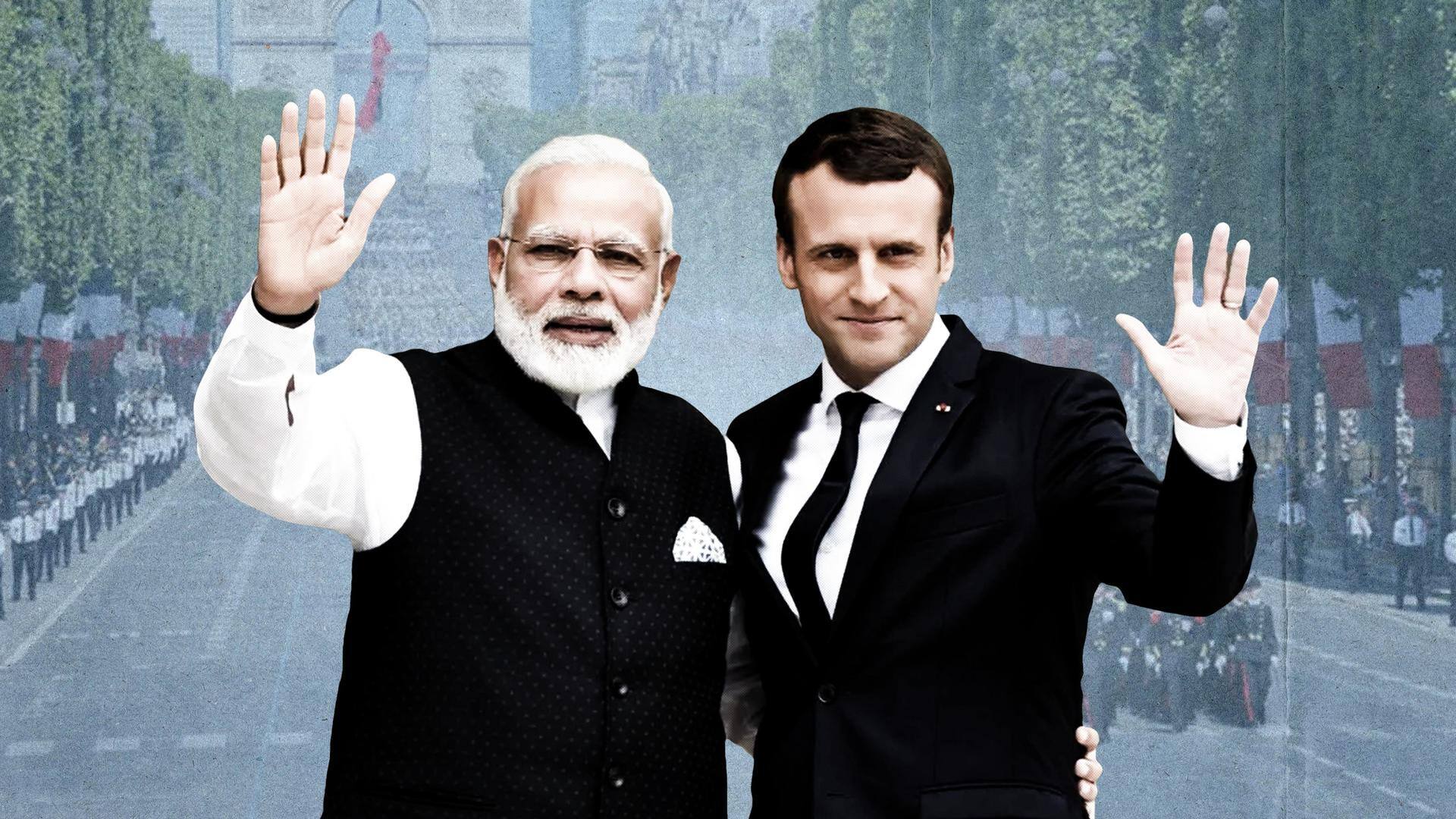 After India-France Rafael deal, PM Modi attends Bastille Day parade