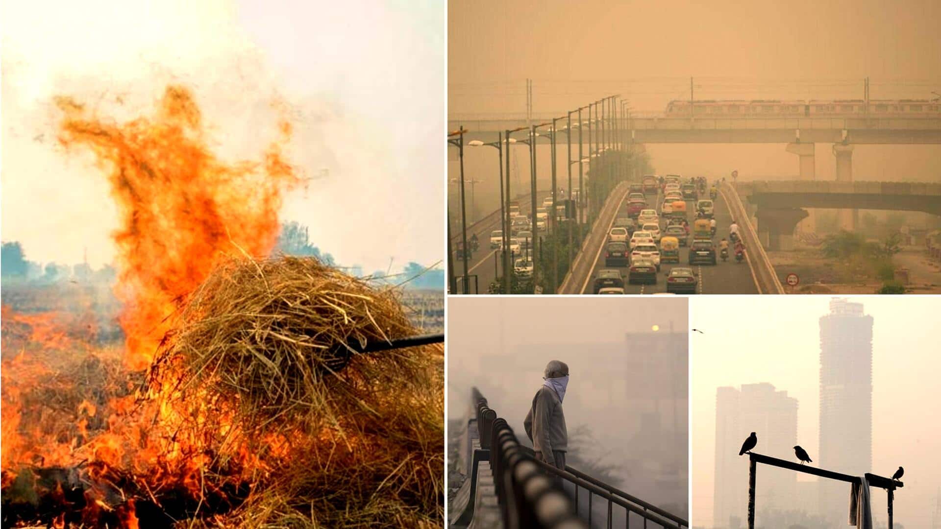 Delhi AQI crosses 300, thanks to farm fires, temperature drop
