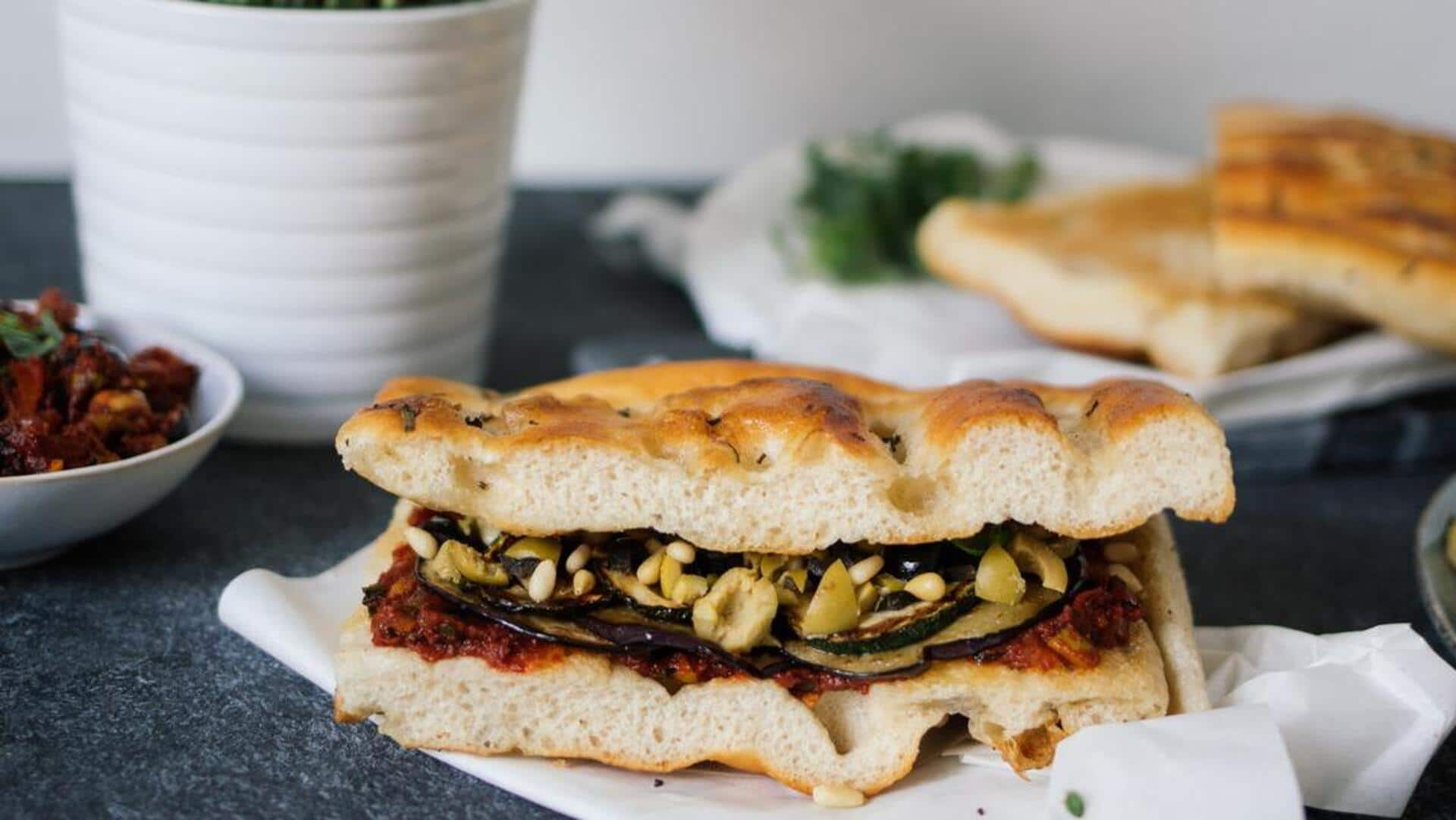 Check out this Italian caponata panini recipe