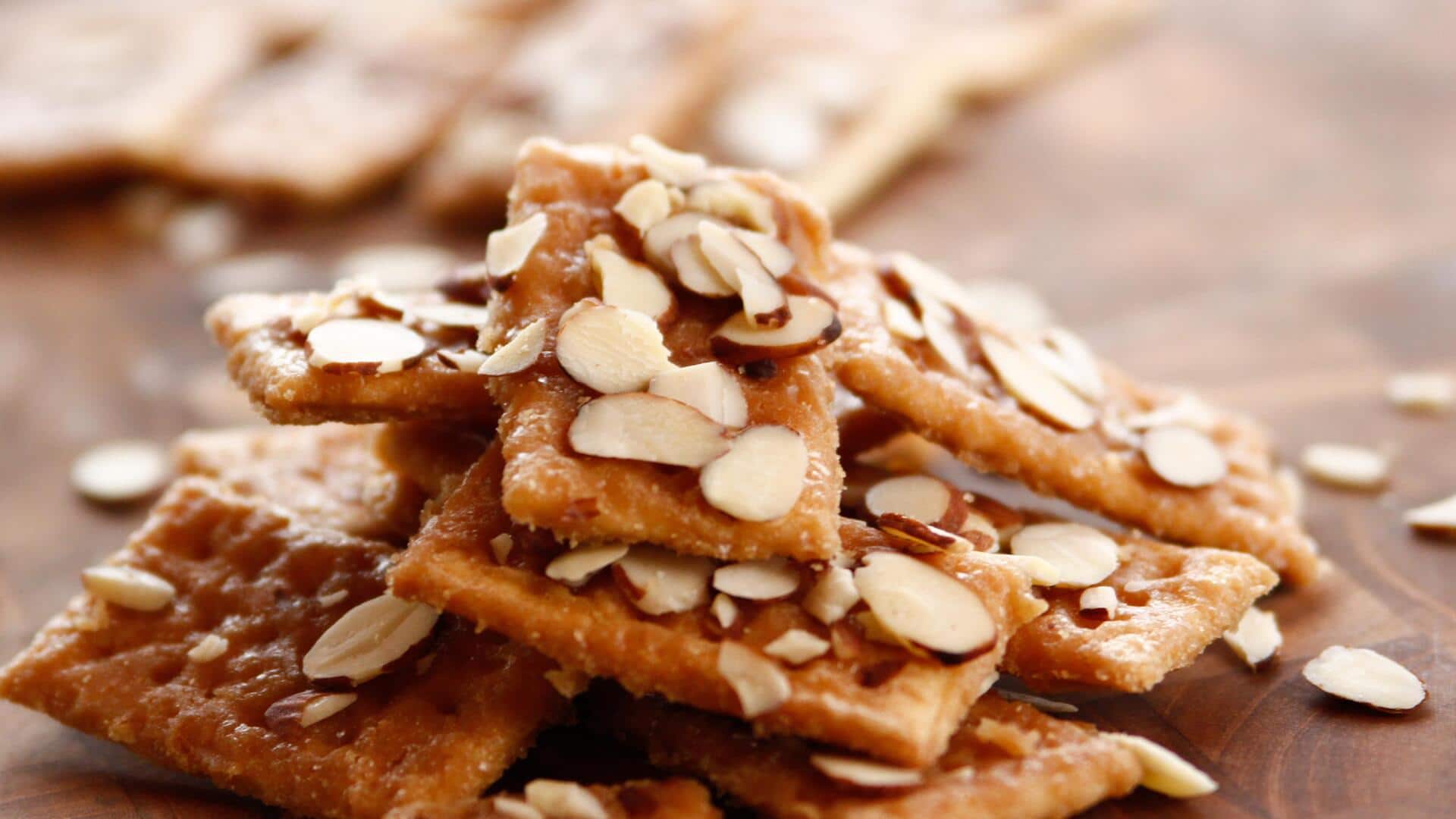 5 healthy almond flour crackers to bake now