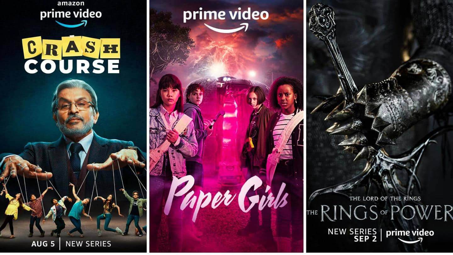 'LotR' to 'Crash Course' 5 new Amazon Prime Video shows