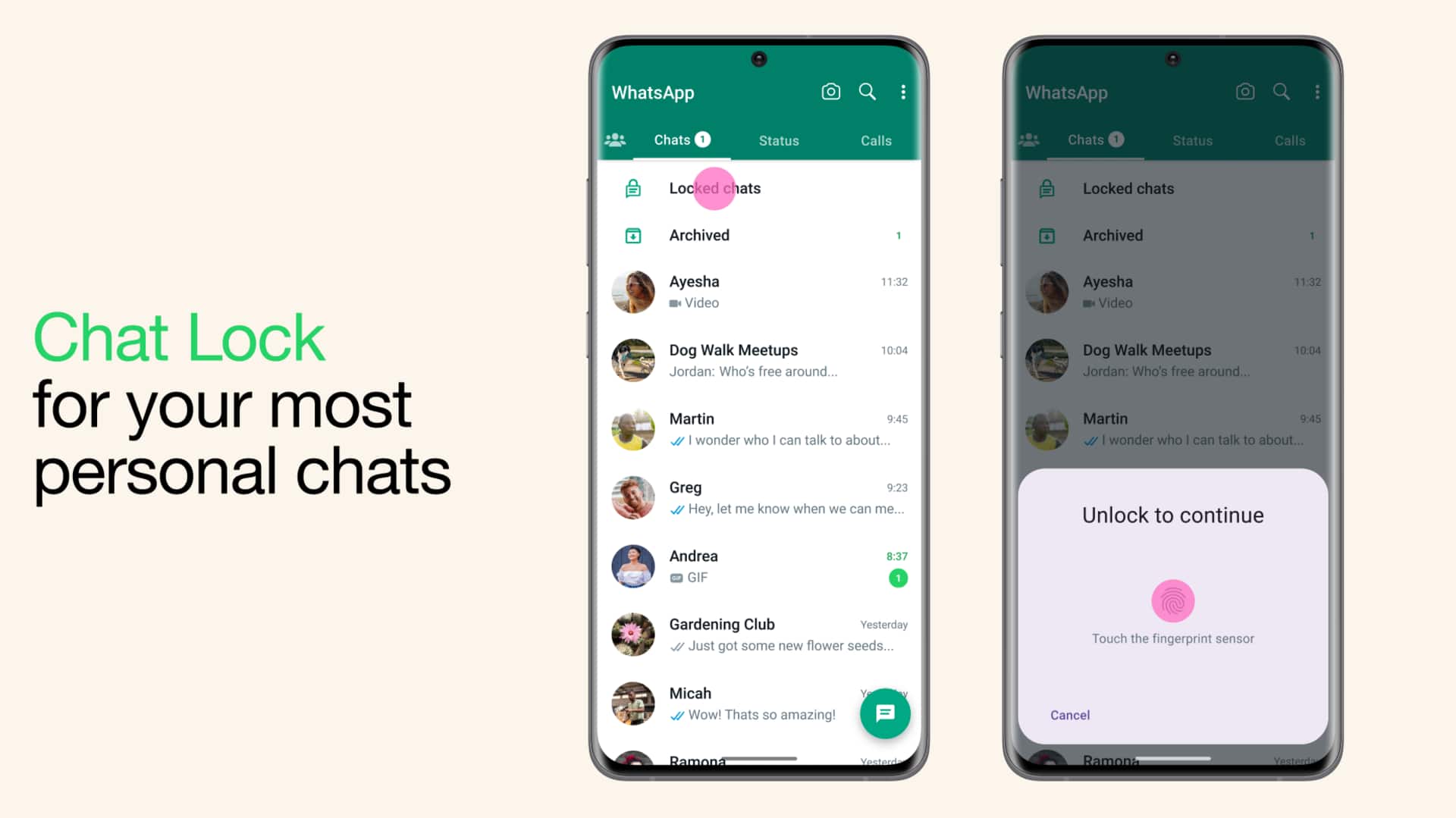 WhatsApp may let you lock your chats with secret code