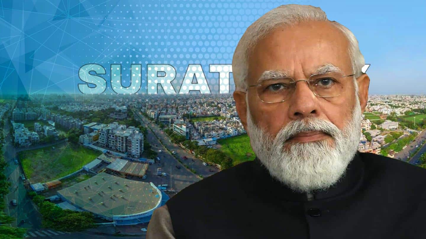 PM Modi inaugurates projects worth Rs. 3,400 crore in Surat