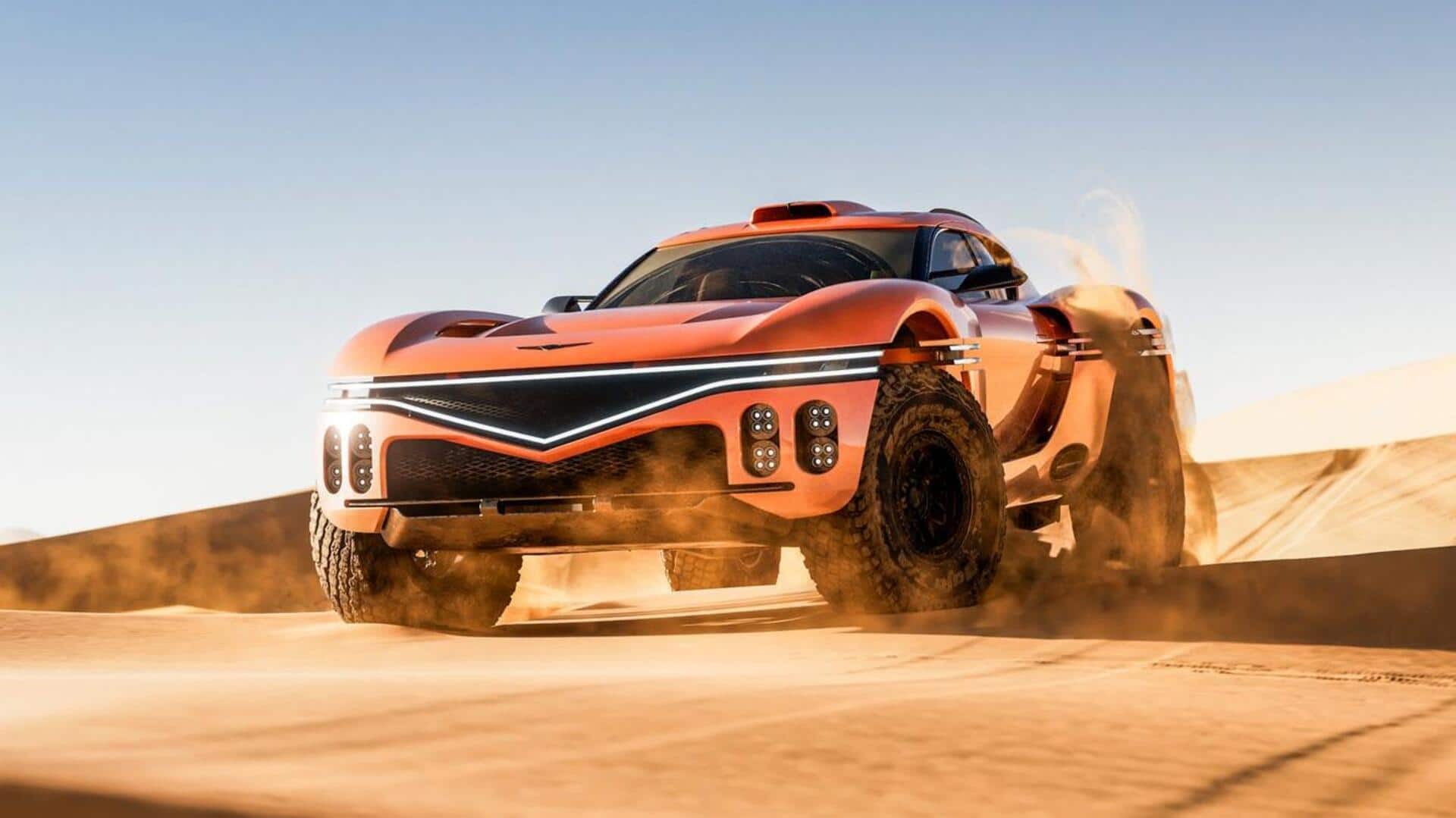 Genesis's X Scorpio concept is an 1,100hp off-road Batmobile