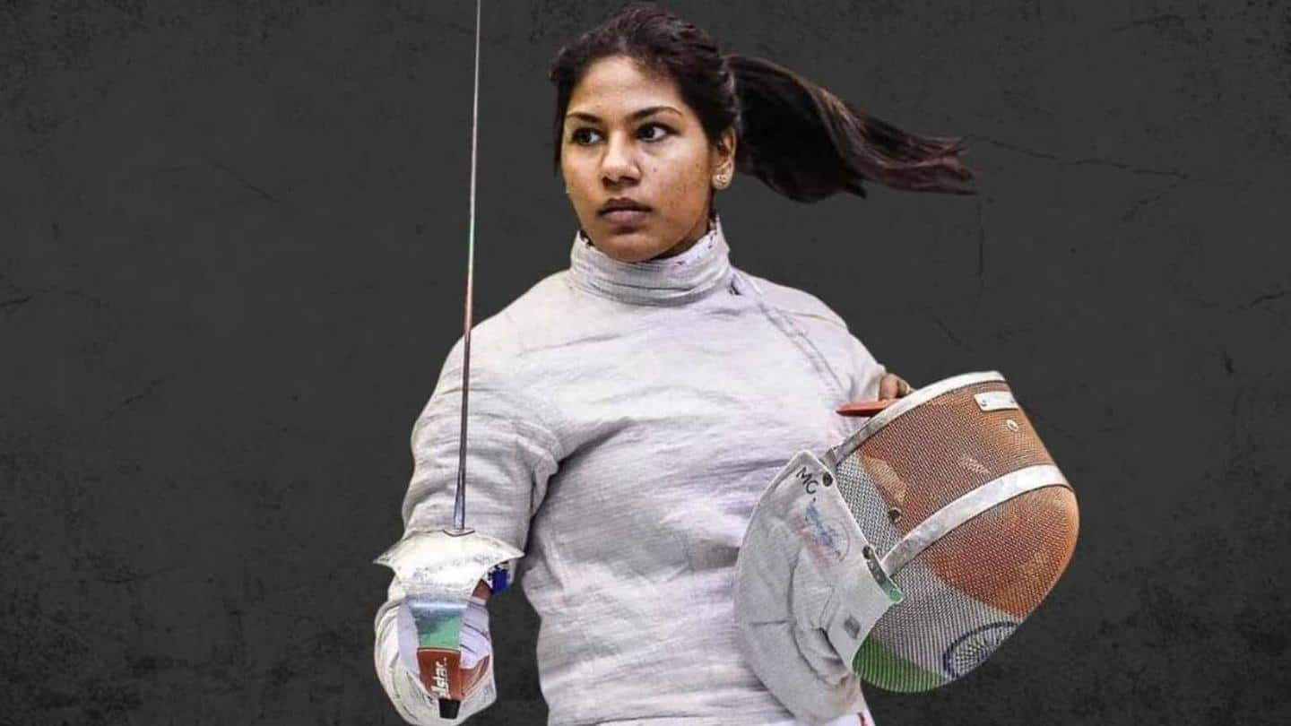 Indian fencer Bhavani Devi goes down fighting on Games debut