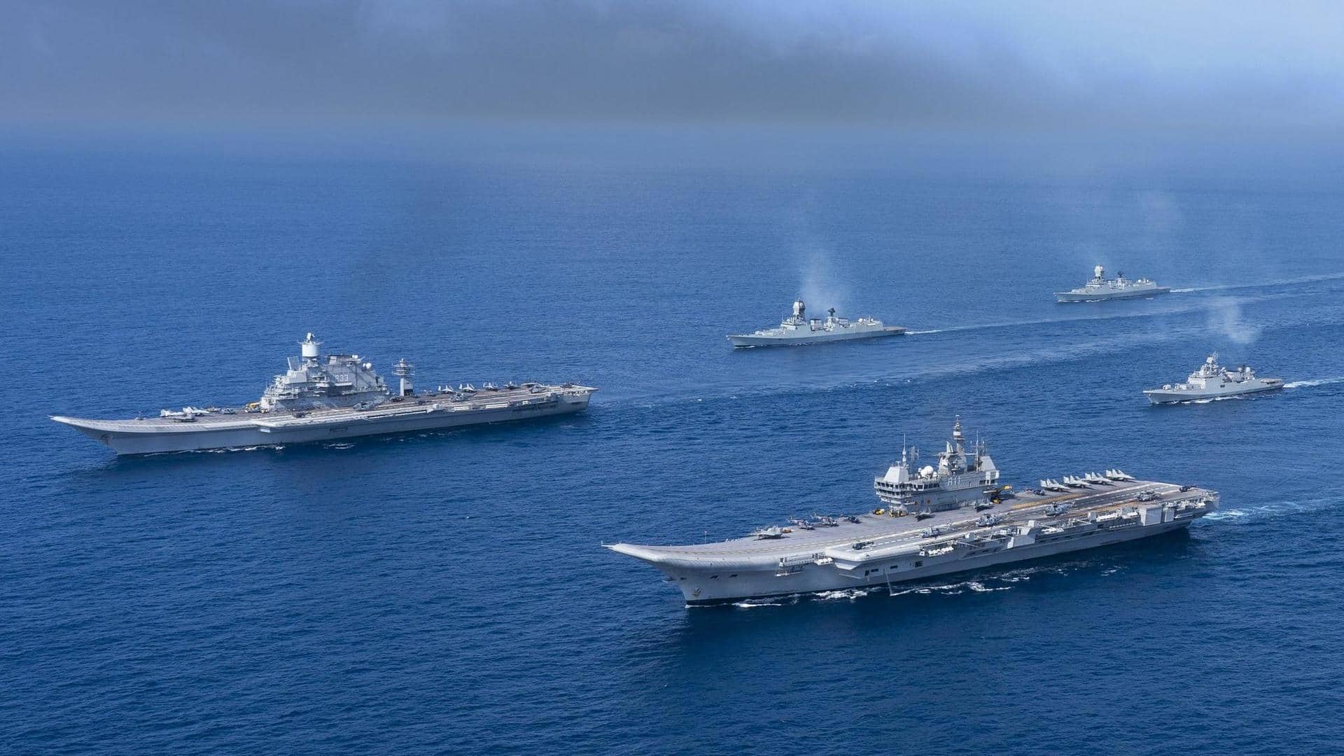 35 fighter jets, aircraft carriers, submarines: Indian Navy's mega drill