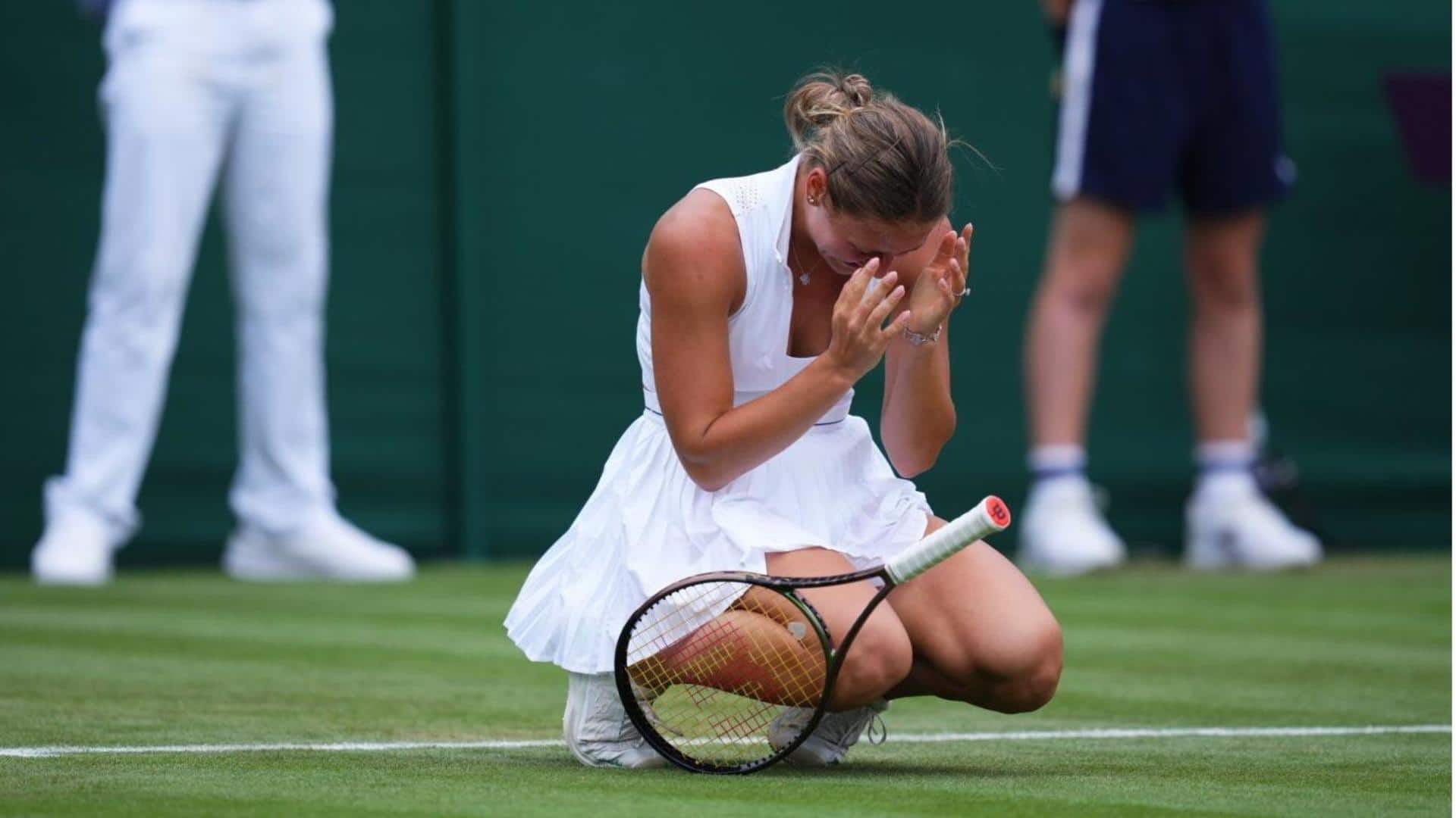 Wimbledon: Marta Kostyuk stuns Maria Sakkari to reach second round