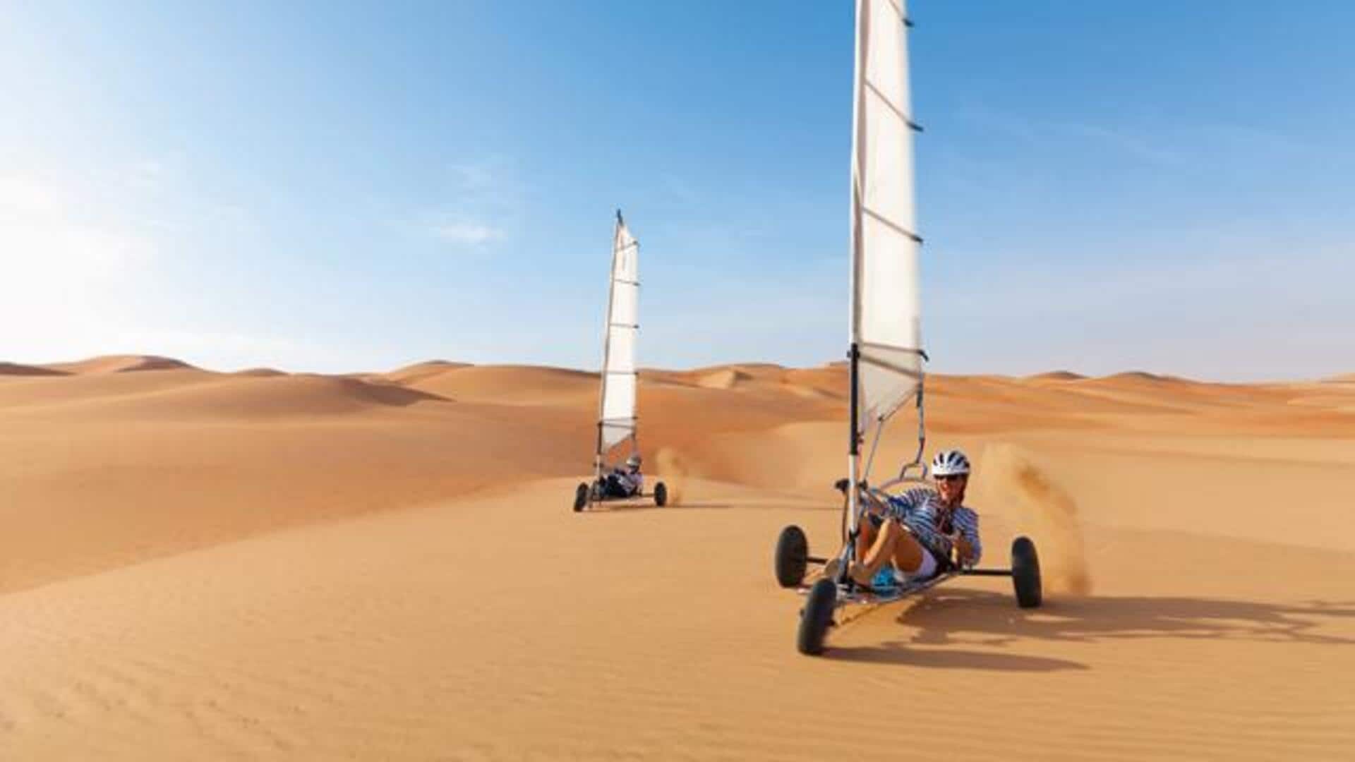 Desert sailing in Namibia: A must-try adventure