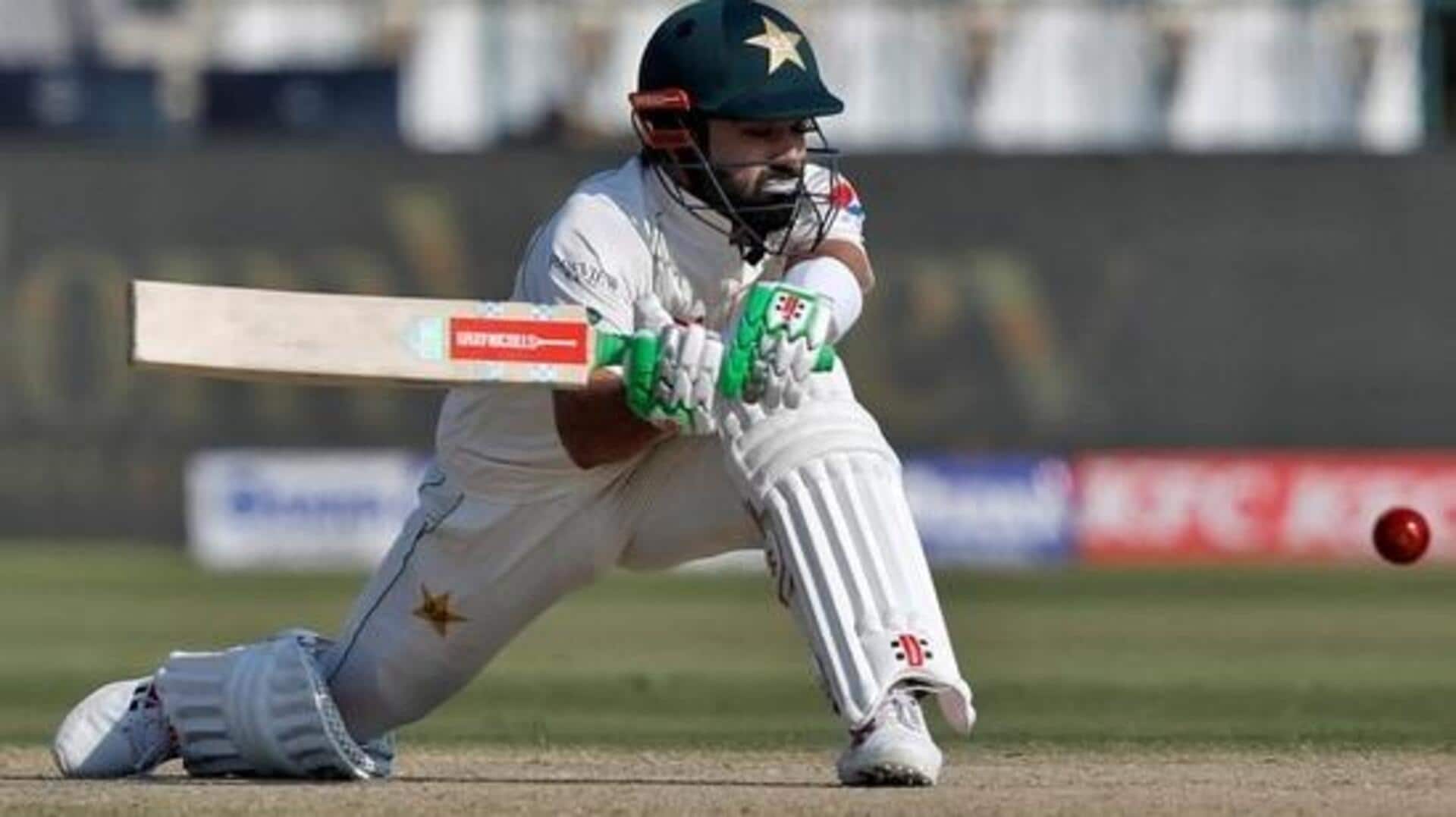 Mohammad Rizwan hammers his 12th fifty in Test cricket: Stats 