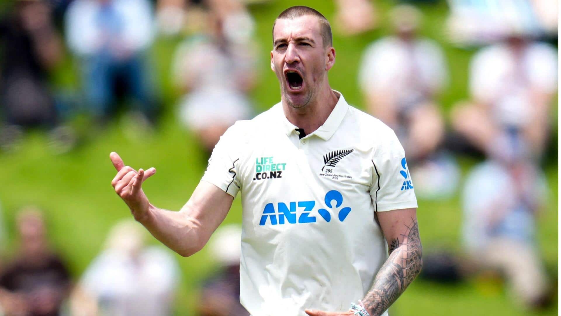 2nd Test: Tickner shines as NZ dominate Day 1