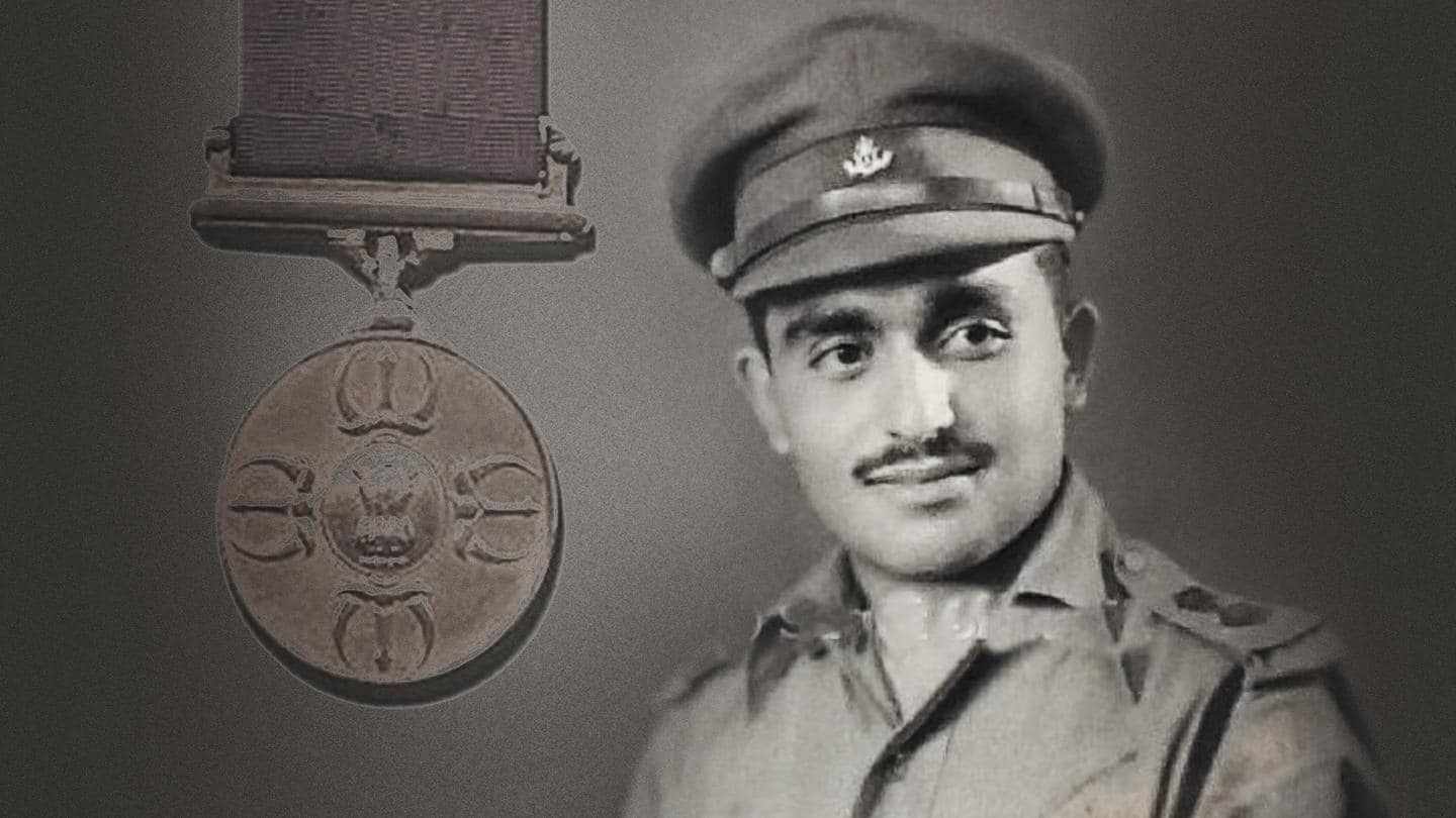 Honoring first recipient of Param Vir Chakra Major Somnath Sharma