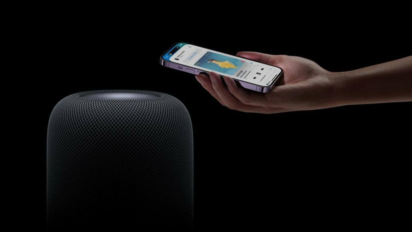 Apple's new smart speaker can check room temperature and humidity