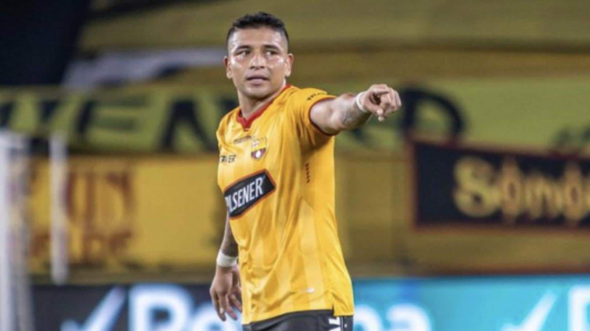 Ecuadorian footballer Mario Pineida shot dead in Guayaquil
