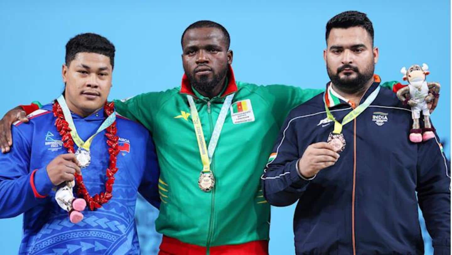 Commonwealth Games: Lovepreet Singh wins bronze medal in weightlifting