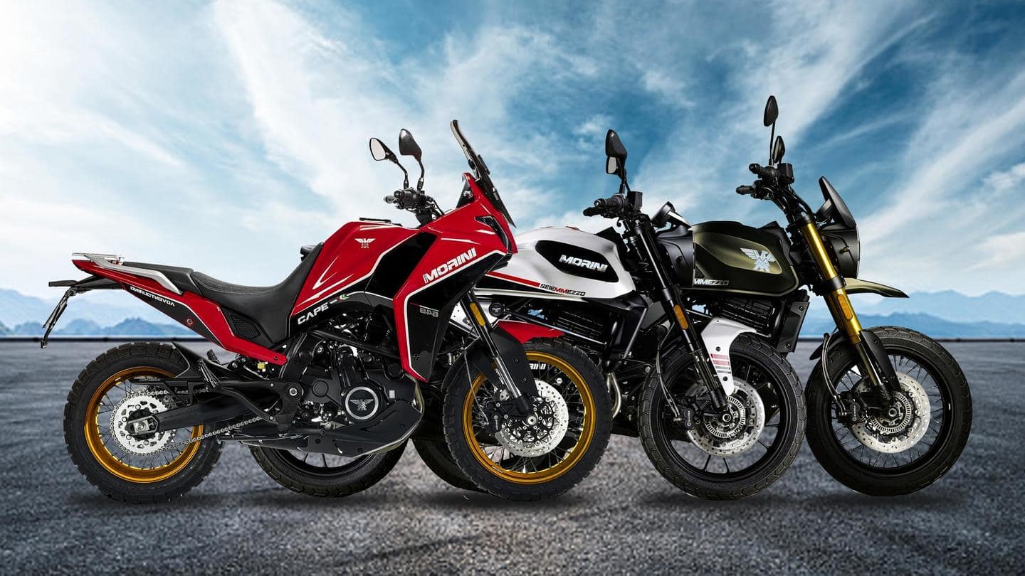 Moto Morini debuts in India with 650cc range of motorcycles