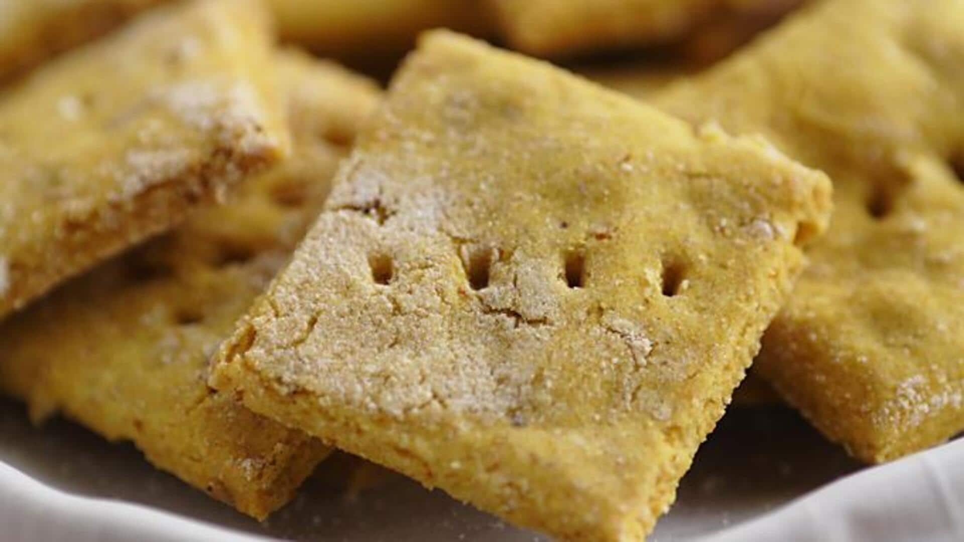 Chickpea flour crackers: A healthier snacking choice Chickpea flour crackers: A healthier snacking choice