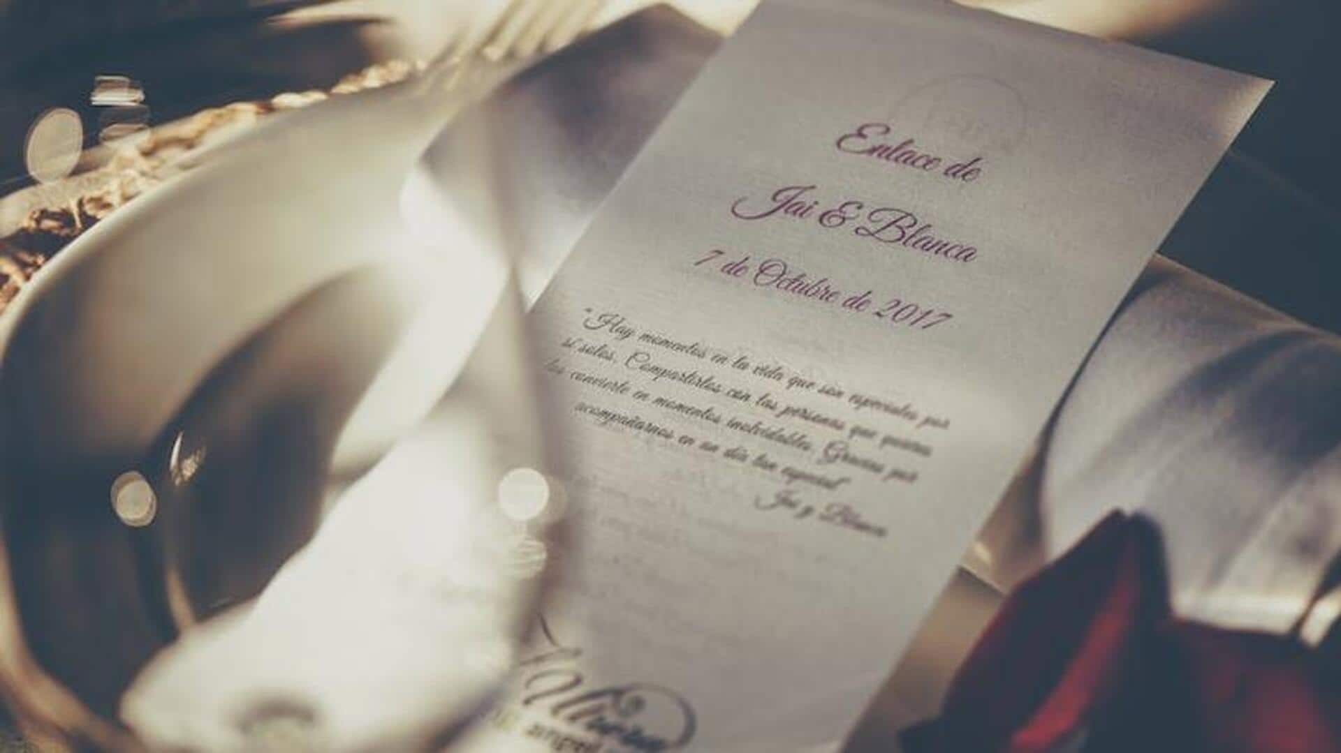 Make your wedding invitation stand out with these expert tips