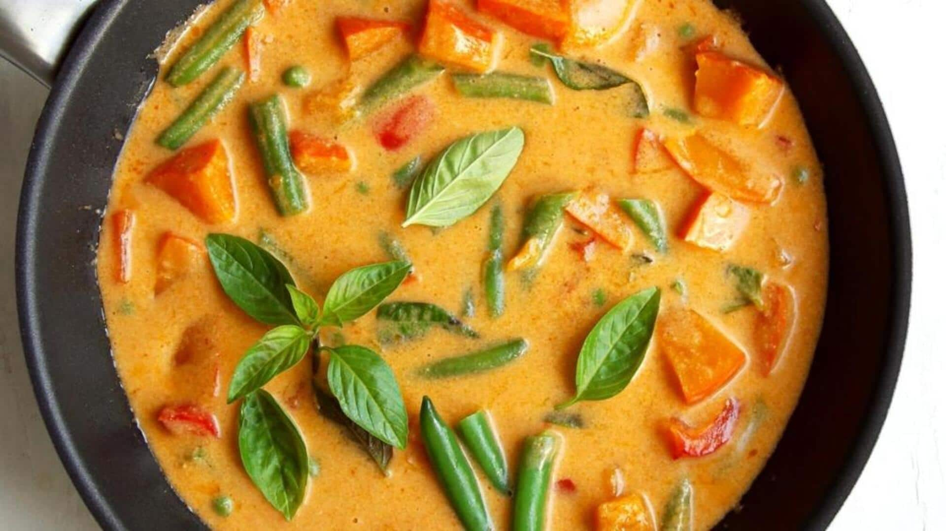 Have you tried this Thai pumpkin red curry recipe