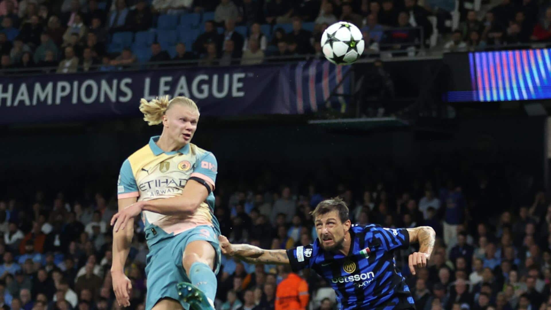 Champions League 2024-25, Manchester City held 0-0 by Inter: Stats