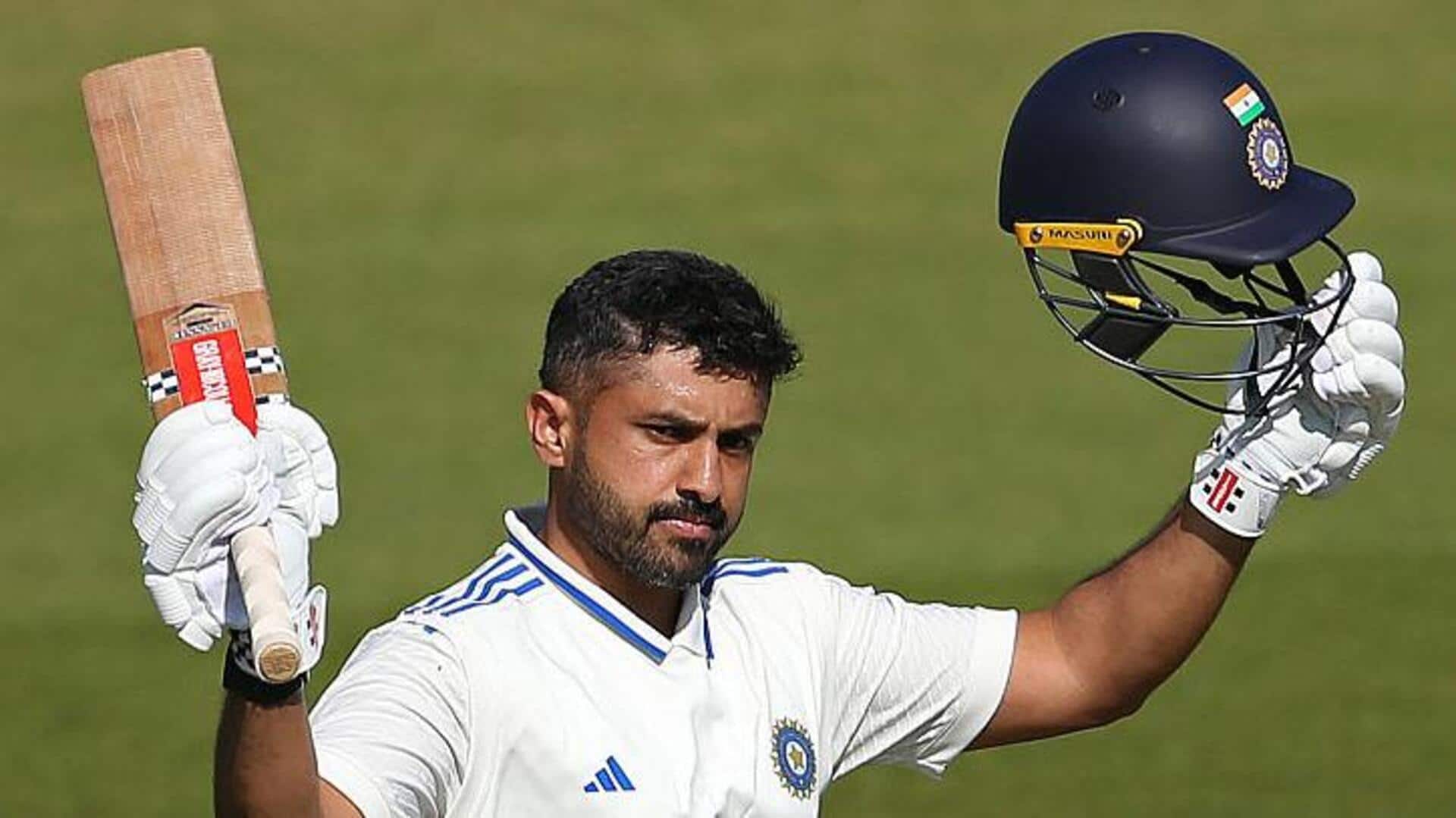 Karun Nair slams double-century versus England Lions: Key stats Karun Nair slams double-century versus England Lions: Key stats