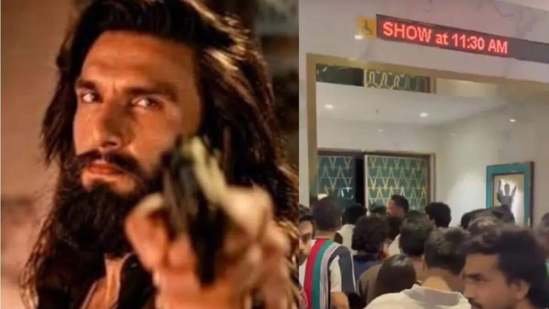 'Dhurandhar: The Revenge' screening stopped midway, audience waits for hours