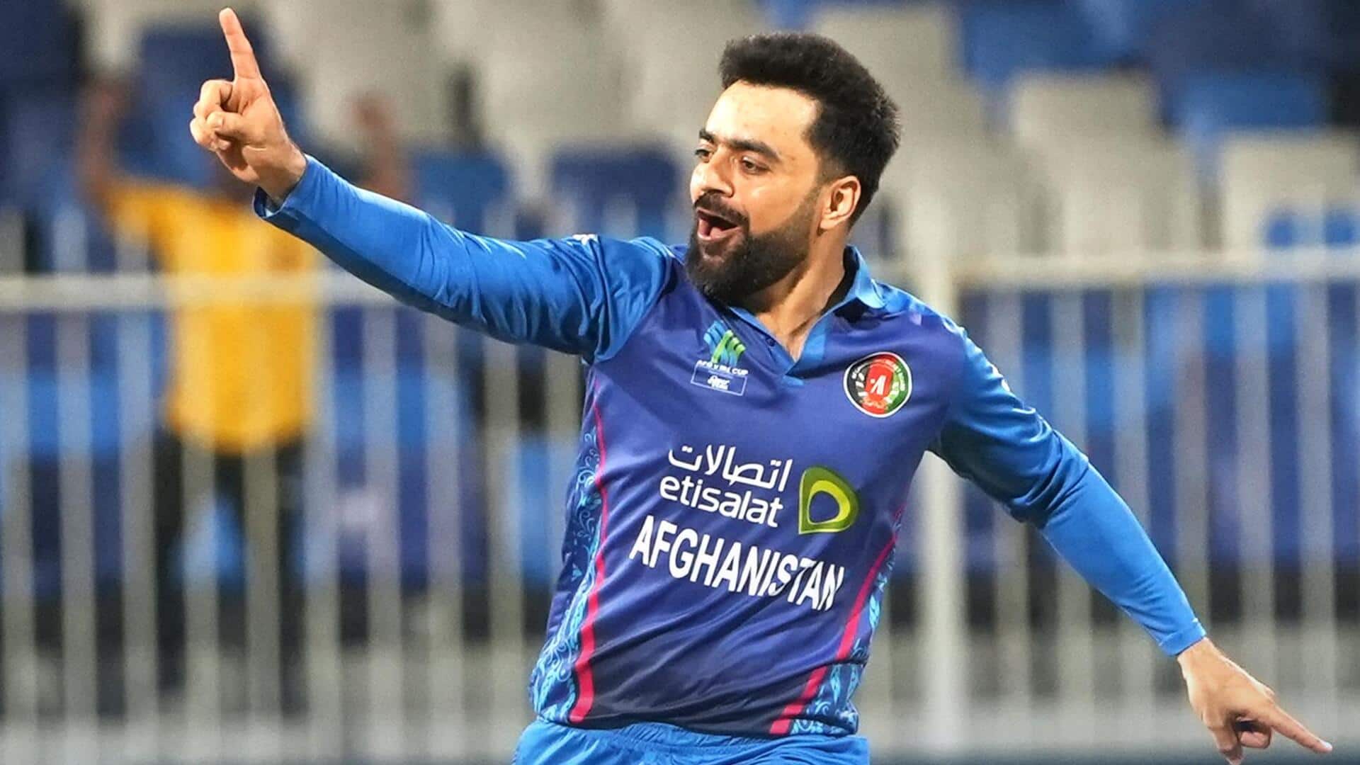 Rashid Khan claims his 5th four-wicket haul in T20Is: Stats