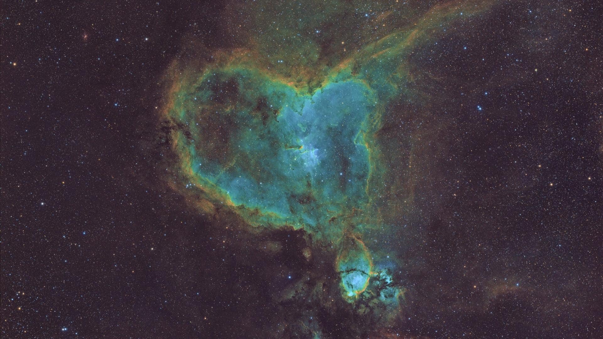 Watch: This stunning heart-shaped nebula lies 6,000 light-years away Watch: This stunning heart-shaped nebula lies 6,000 light-years away