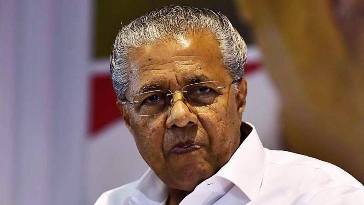 Kerala CM wrote to Shah asking for strict action Kerala CM wrote to Shah asking for strict action