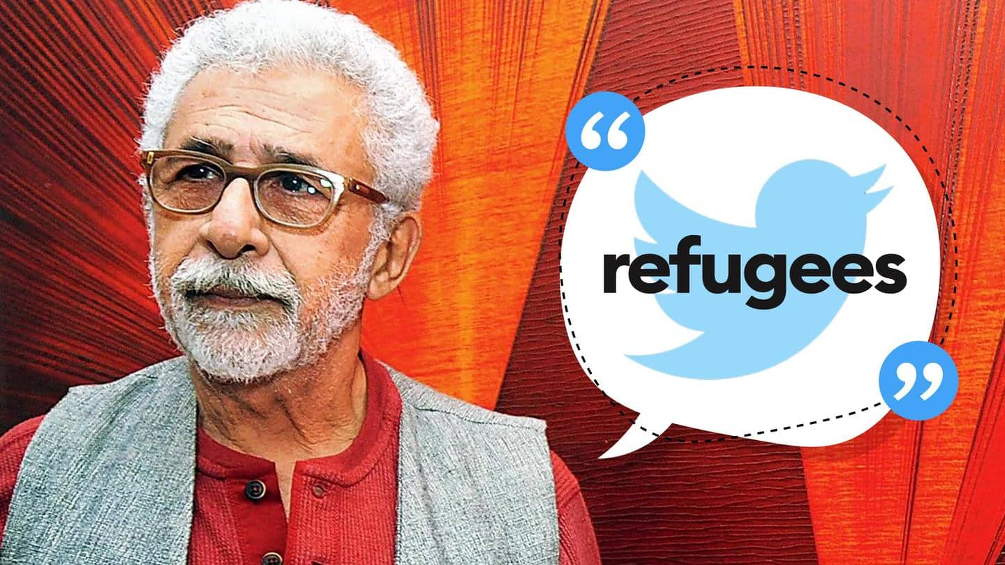 Naseeruddin Shah says Mughals were 'refugees,' gets thrashed online