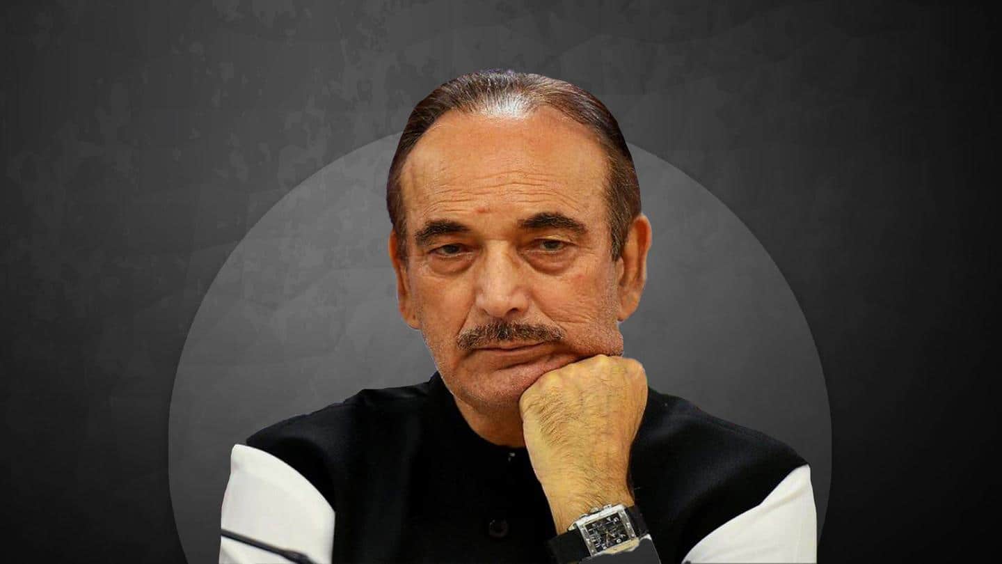 Azad to launch new party with rally in Jammu today