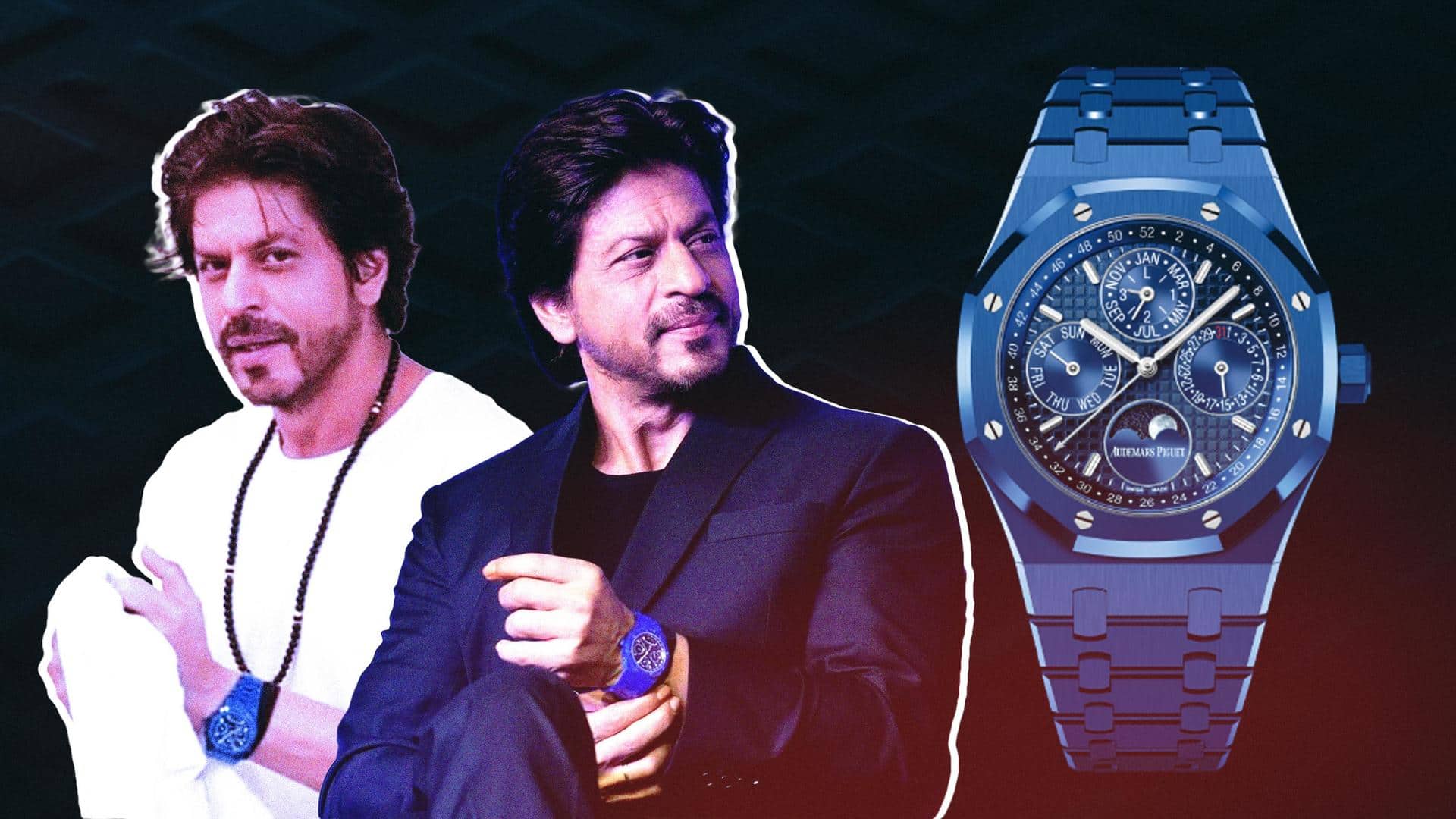 Shah Rukh Khan's glitzy blue watch costs whopping Rs. 4.98cr!
