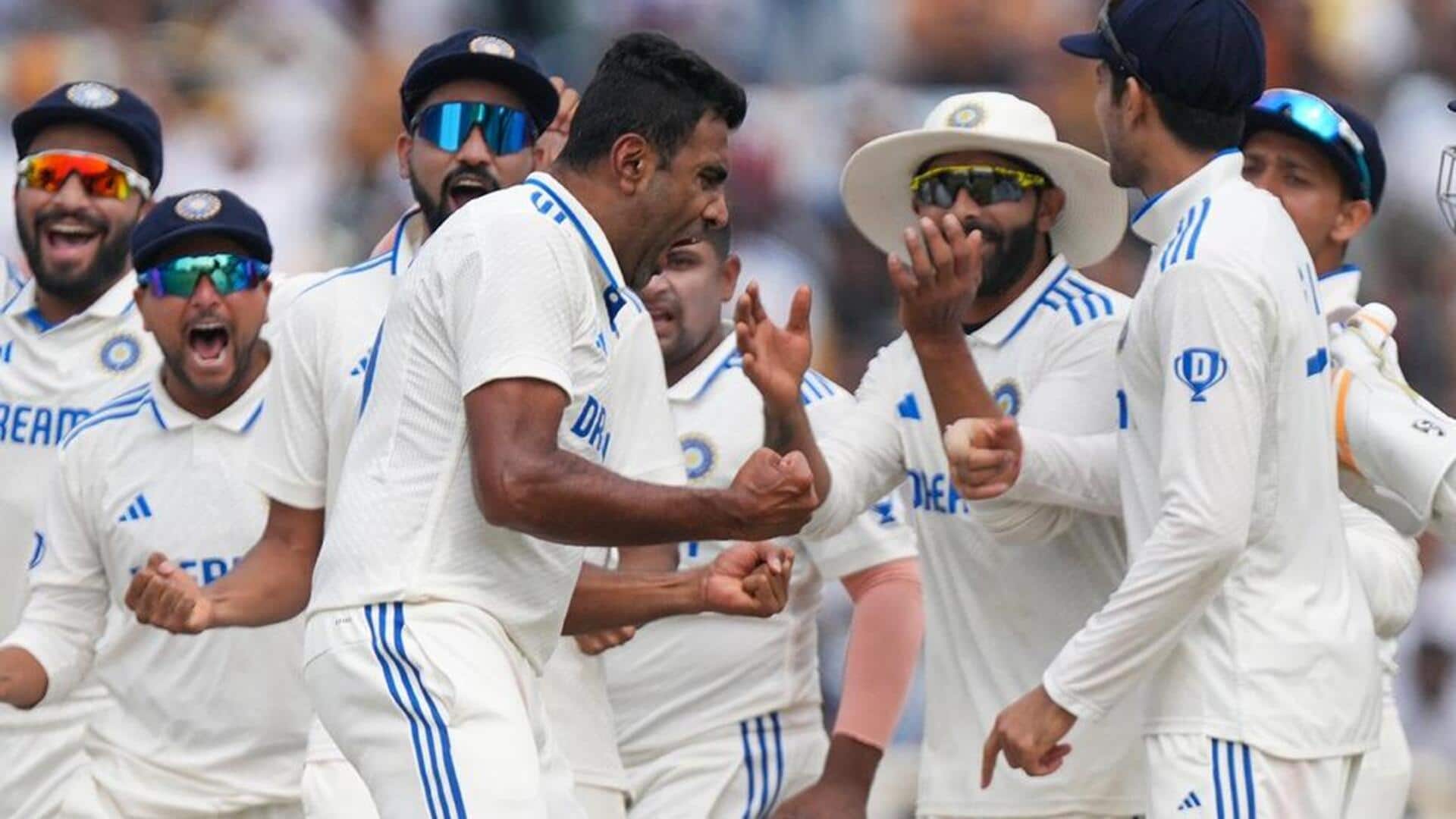 R Ashwin takes record-equaling 35th Test five-wicket haul: Key stats