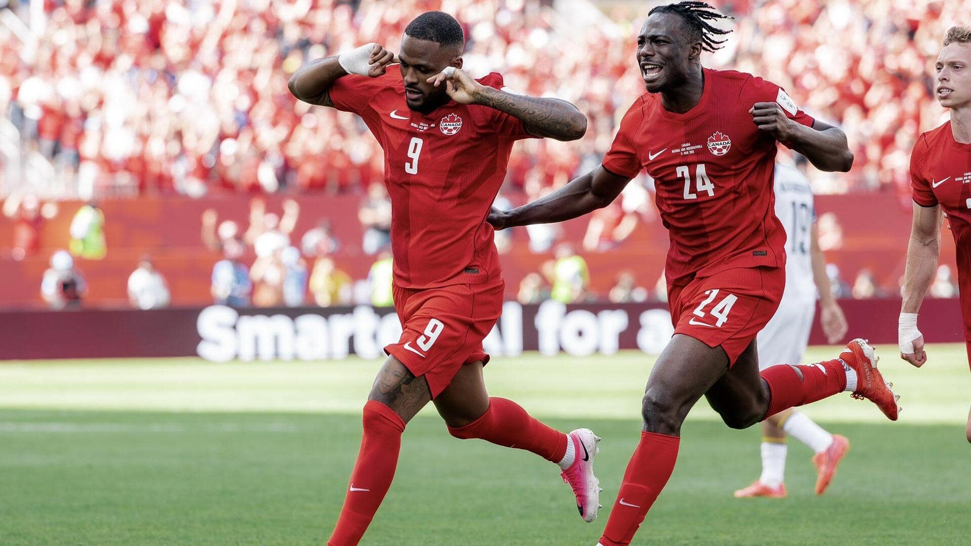 FIFA World Cup: Canada hold Bosnia-Herzegovina 1-1 for historic point
