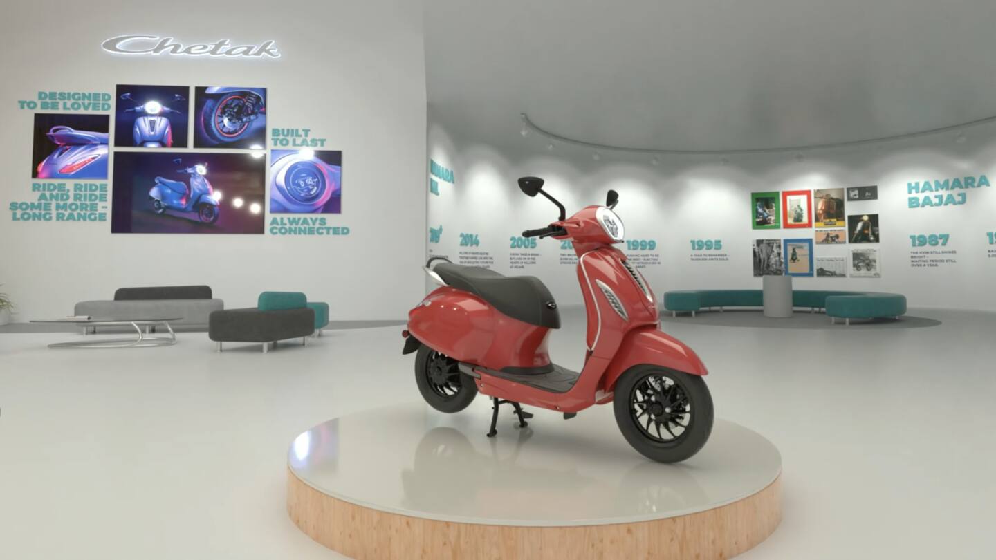 Bajaj Chetak: Price begins at Rs. 1 lakh Bajaj Chetak: Price begins at Rs. 1 lakh