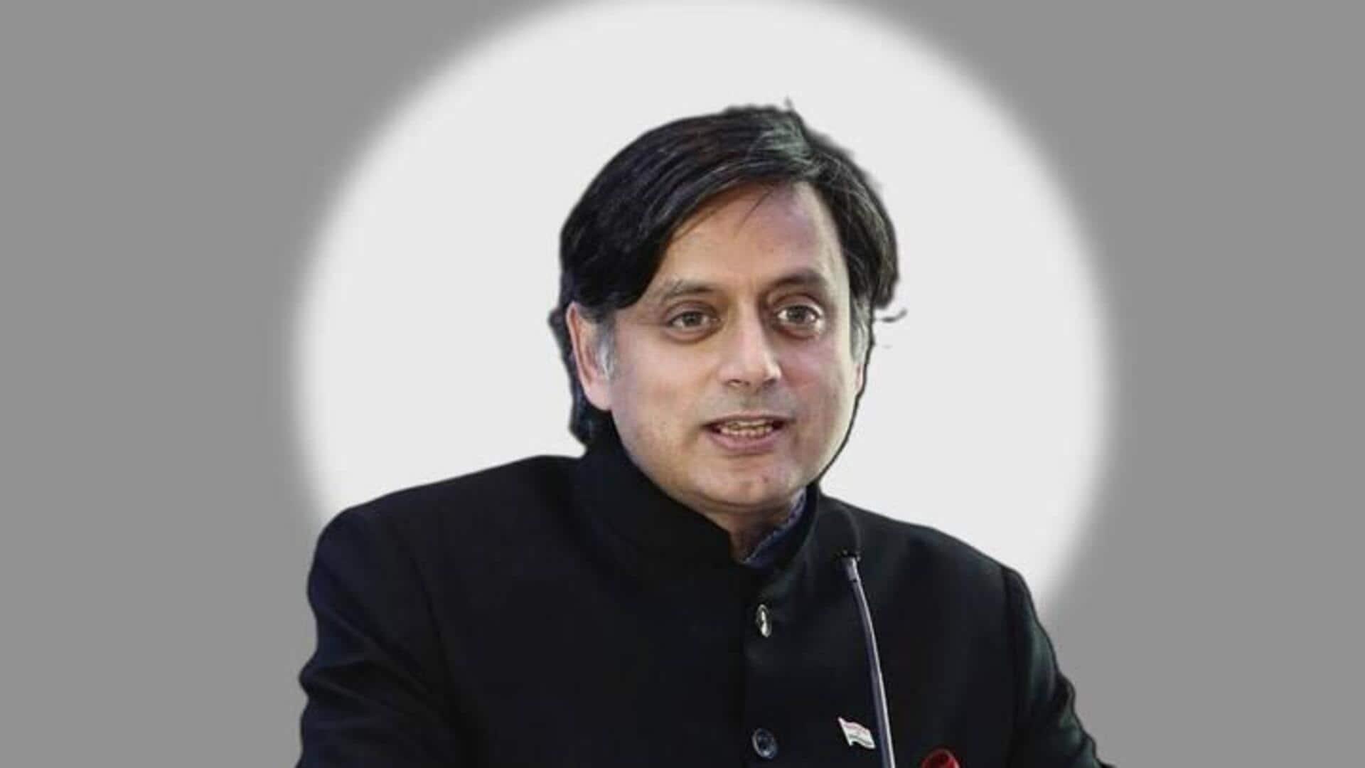 Tharoor's response to 'Muslim coined Bharat Mata Ki Jai slogan' 