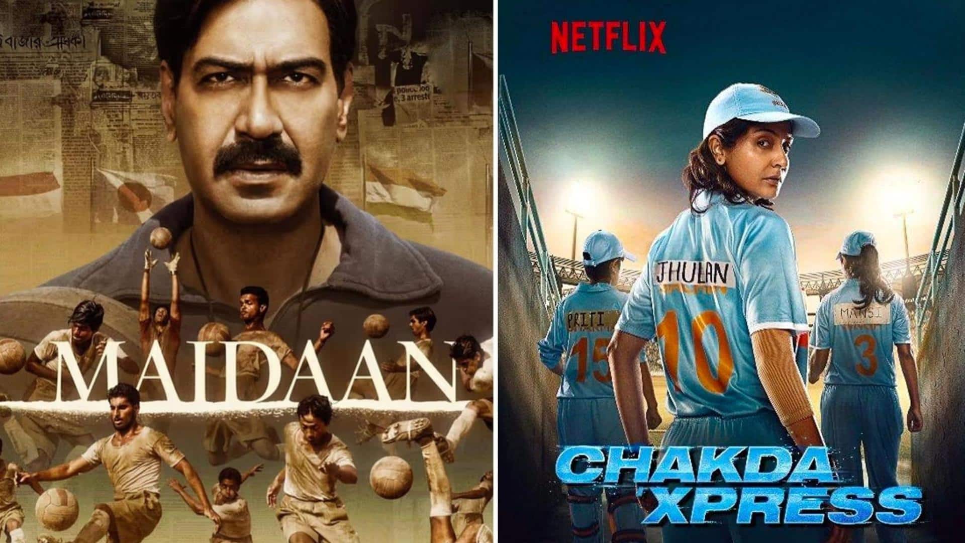 'Maidaan' to 'Chakda 'Xpress': Most-anticipated Bollywood sports movies