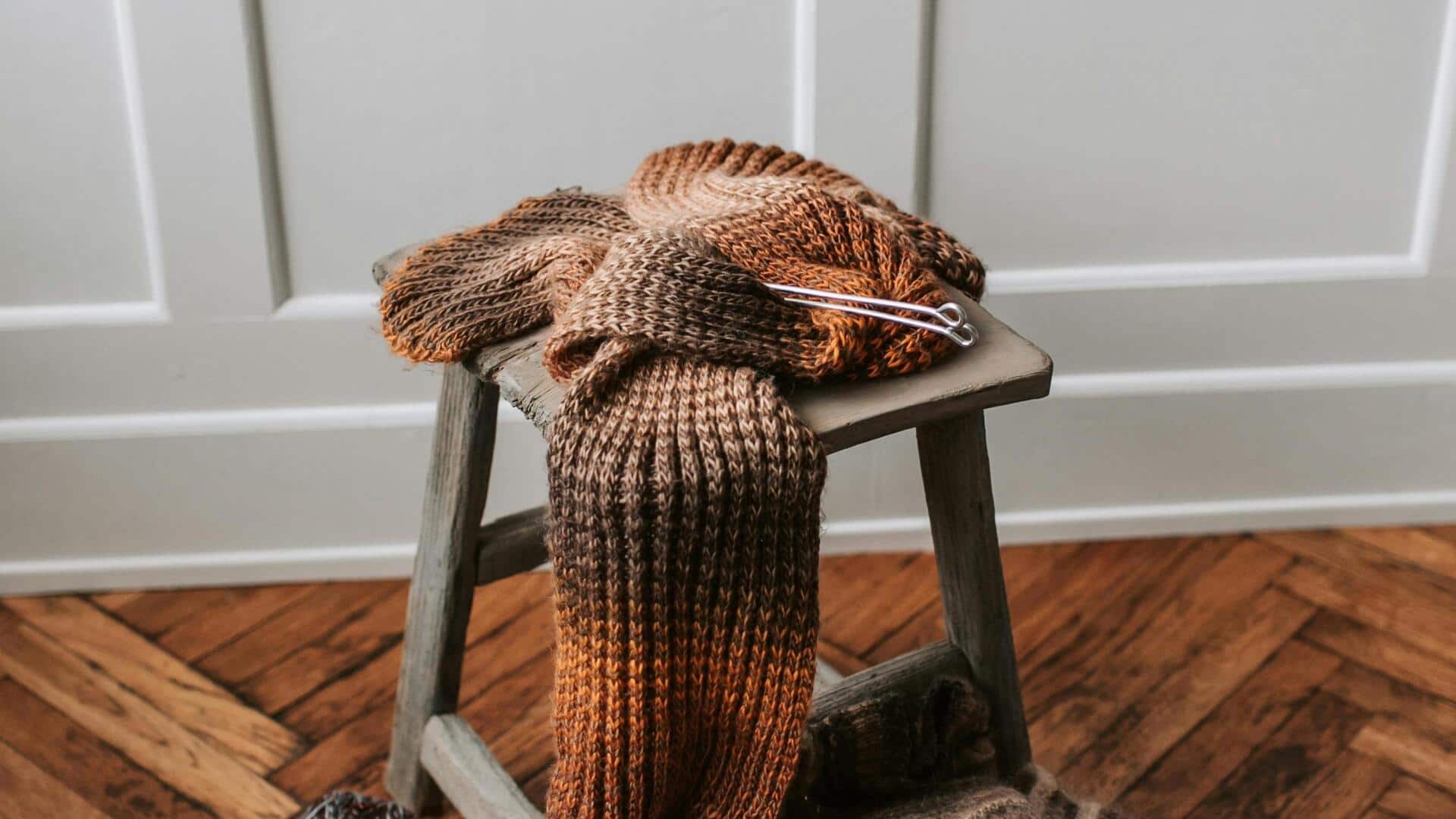 Turn your scarves into stunning wall art