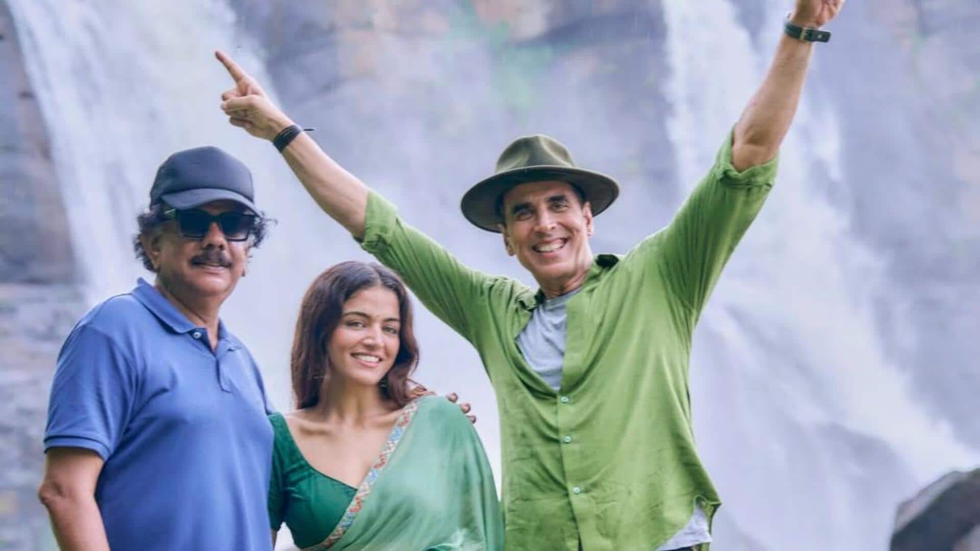 Wamiqa Gabbi celebrates success of 'Bhooth Bangla' with BTS photos